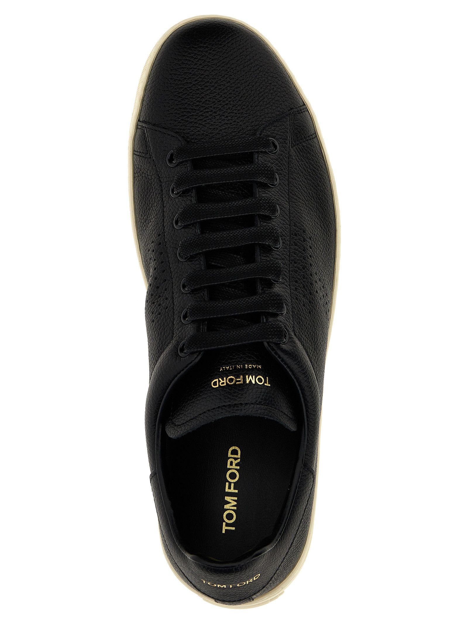 Tom Ford Logo Leather Sneakers Size US 7.5 / EU 40-41 - 4 Thumbnail