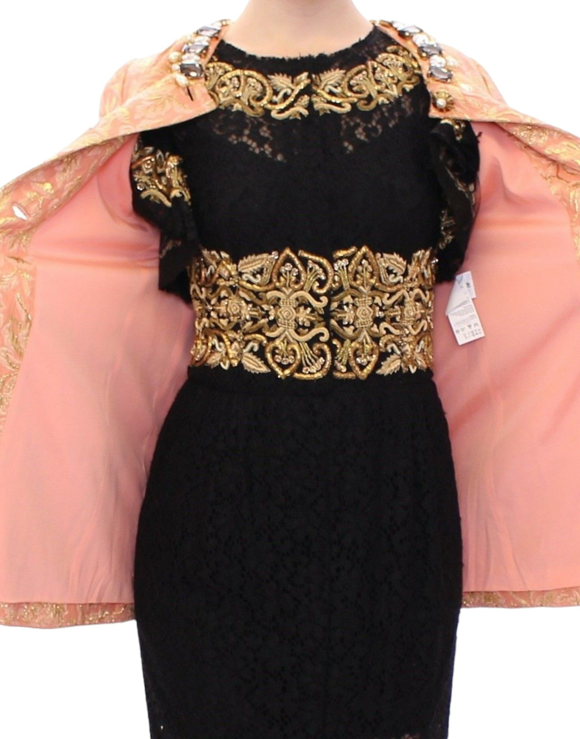 Dolce & Gabbana Exclusive Crystal Brocade Coat Women's Jacket Size S / US 4 / IT 40 - 5 Thumbnail
