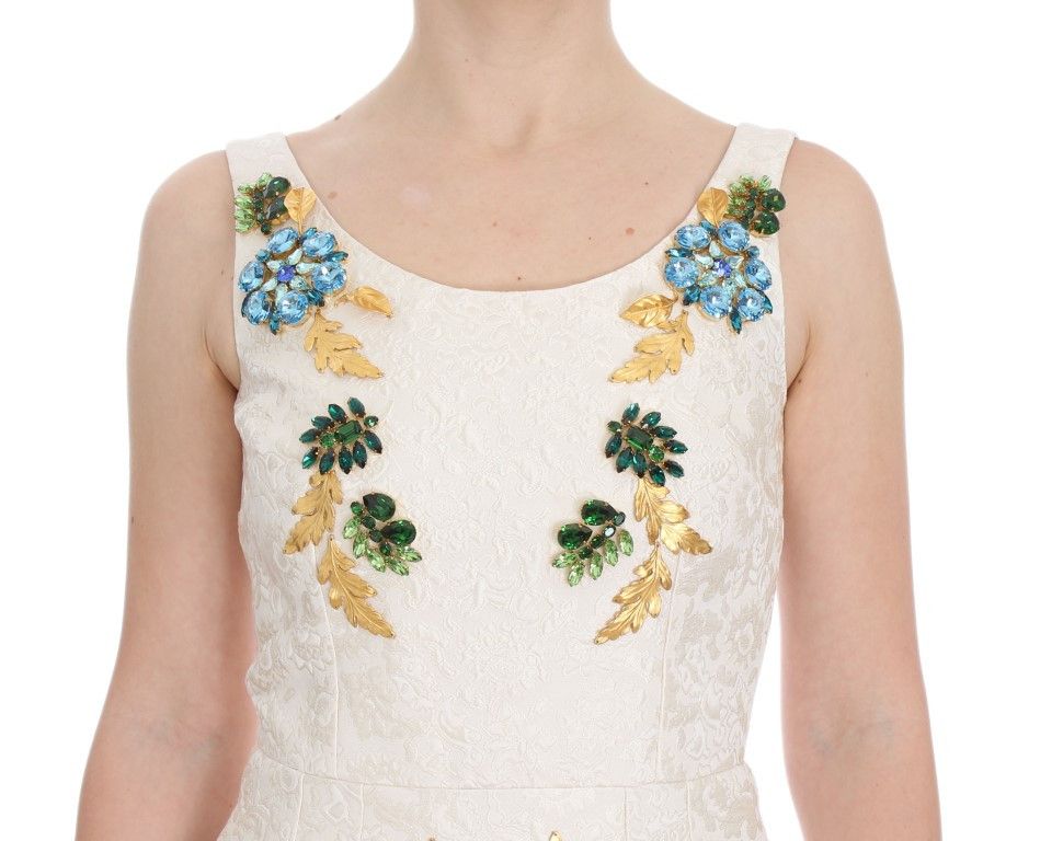 Dolce & Gabbana Elegant Floral Brocade Sheath Women's Dress Size S / US 4 / IT 40 - 5 Thumbnail
