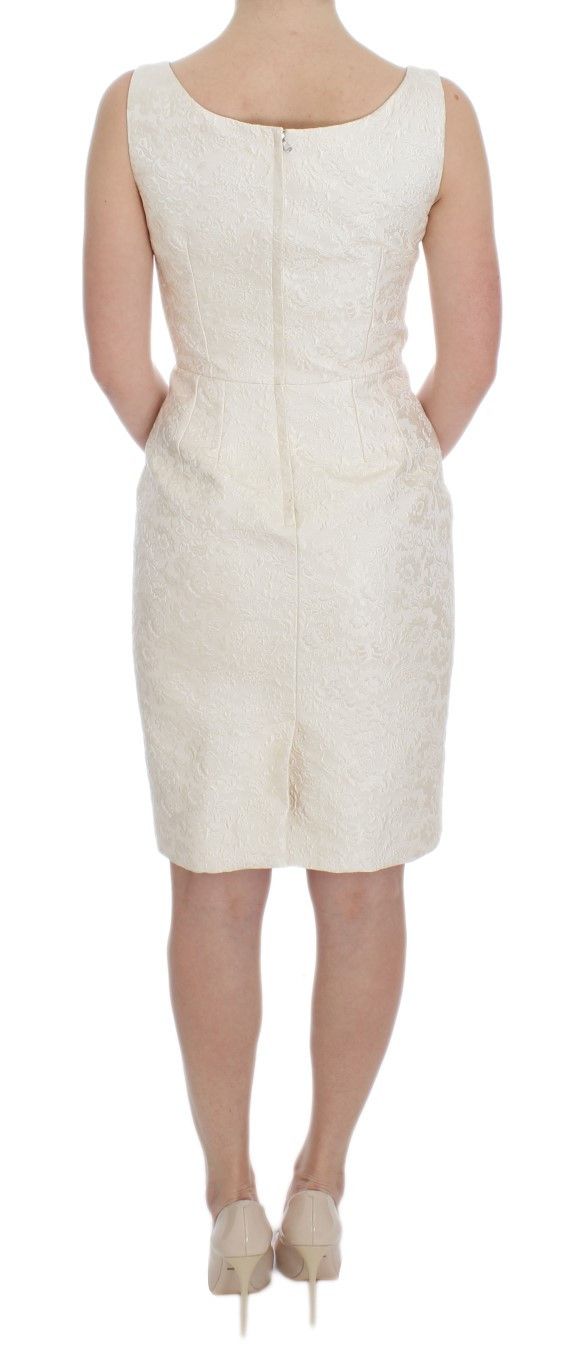 Dolce & Gabbana Elegant Floral Brocade Sheath Women's Dress Size S / US 4 / IT 40 - 3 Thumbnail