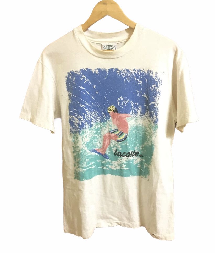 Lacoste Vintage 1990 Copyright Lacoste izod t shirt Size US M / EU 48-50 / 2 - 1 Thumbnail