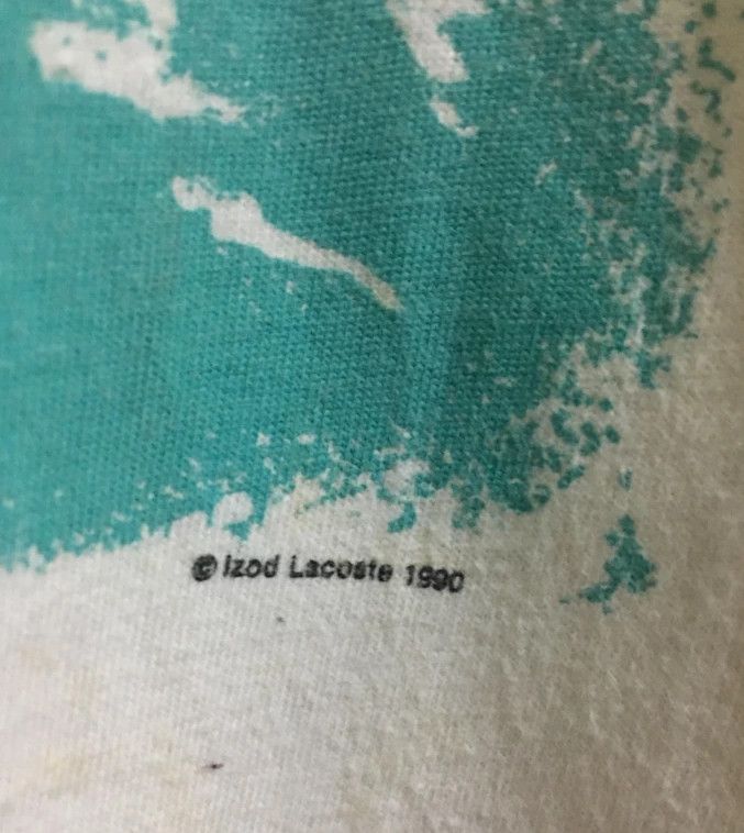 Lacoste Vintage 1990 Copyright Lacoste izod t shirt Size US M / EU 48-50 / 2 - 3 Thumbnail