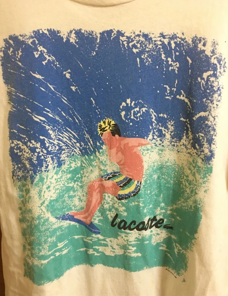 Lacoste Vintage 1990 Copyright Lacoste izod t shirt Size US M / EU 48-50 / 2 - 2 Thumbnail