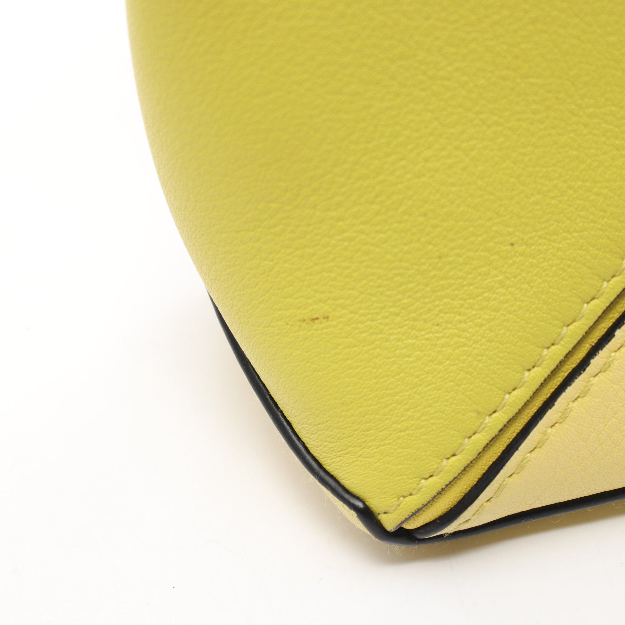 Loewe Loewe Puzzle Shoulder Bag Leather Yellow Yellow-Green Size ONE SIZE - 7 Thumbnail