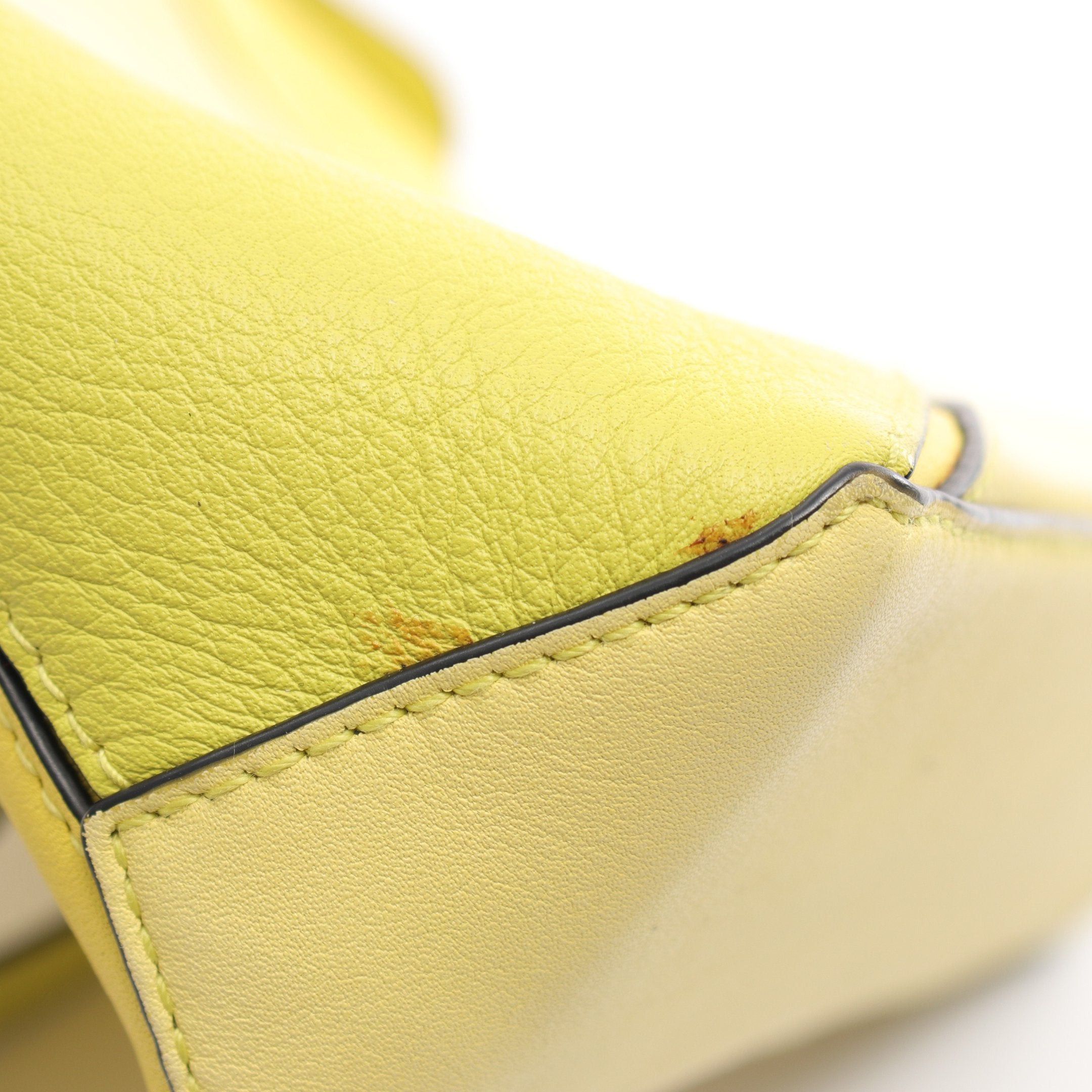 Loewe Loewe Puzzle Shoulder Bag Leather Yellow Yellow-Green Size ONE SIZE - 5 Thumbnail