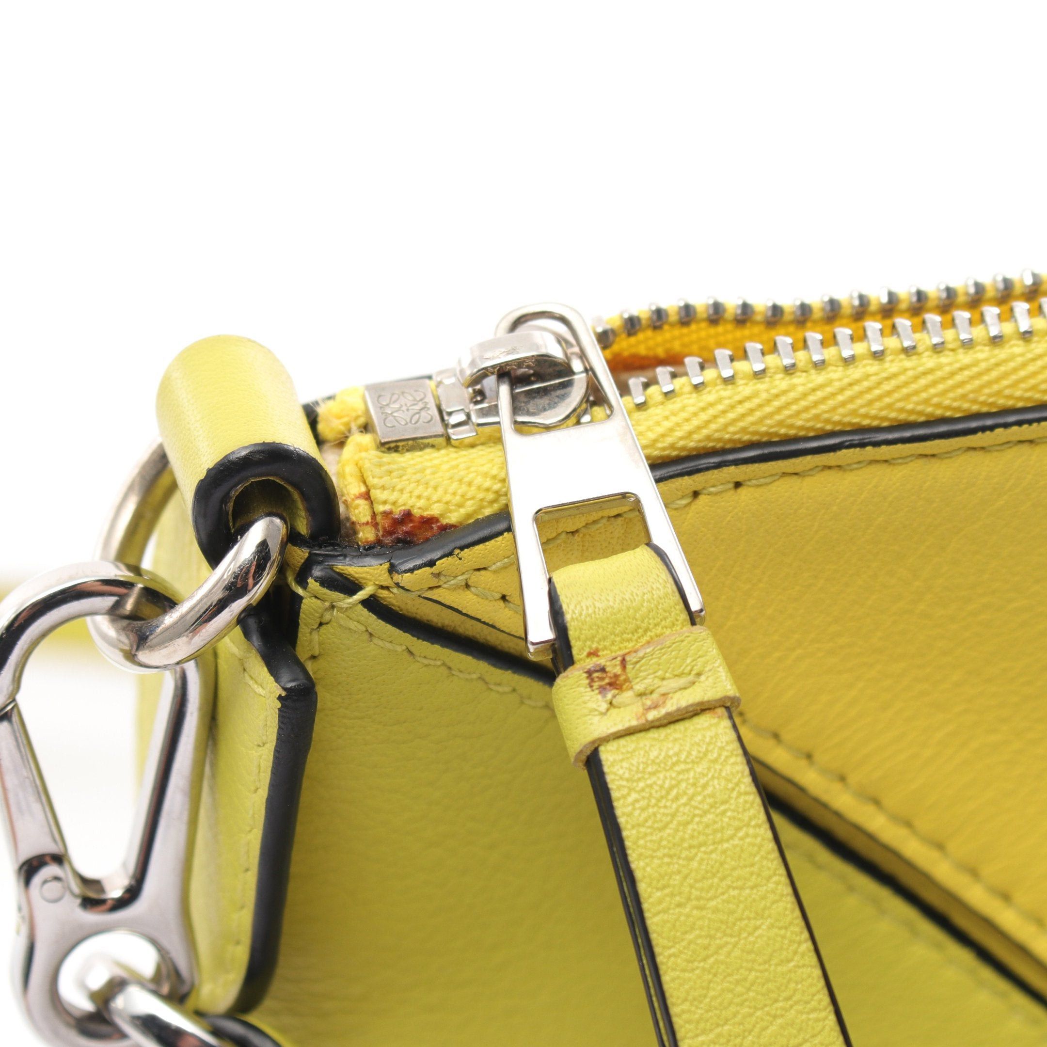 Loewe Loewe Puzzle Shoulder Bag Leather Yellow Yellow-Green Size ONE SIZE - 6 Thumbnail