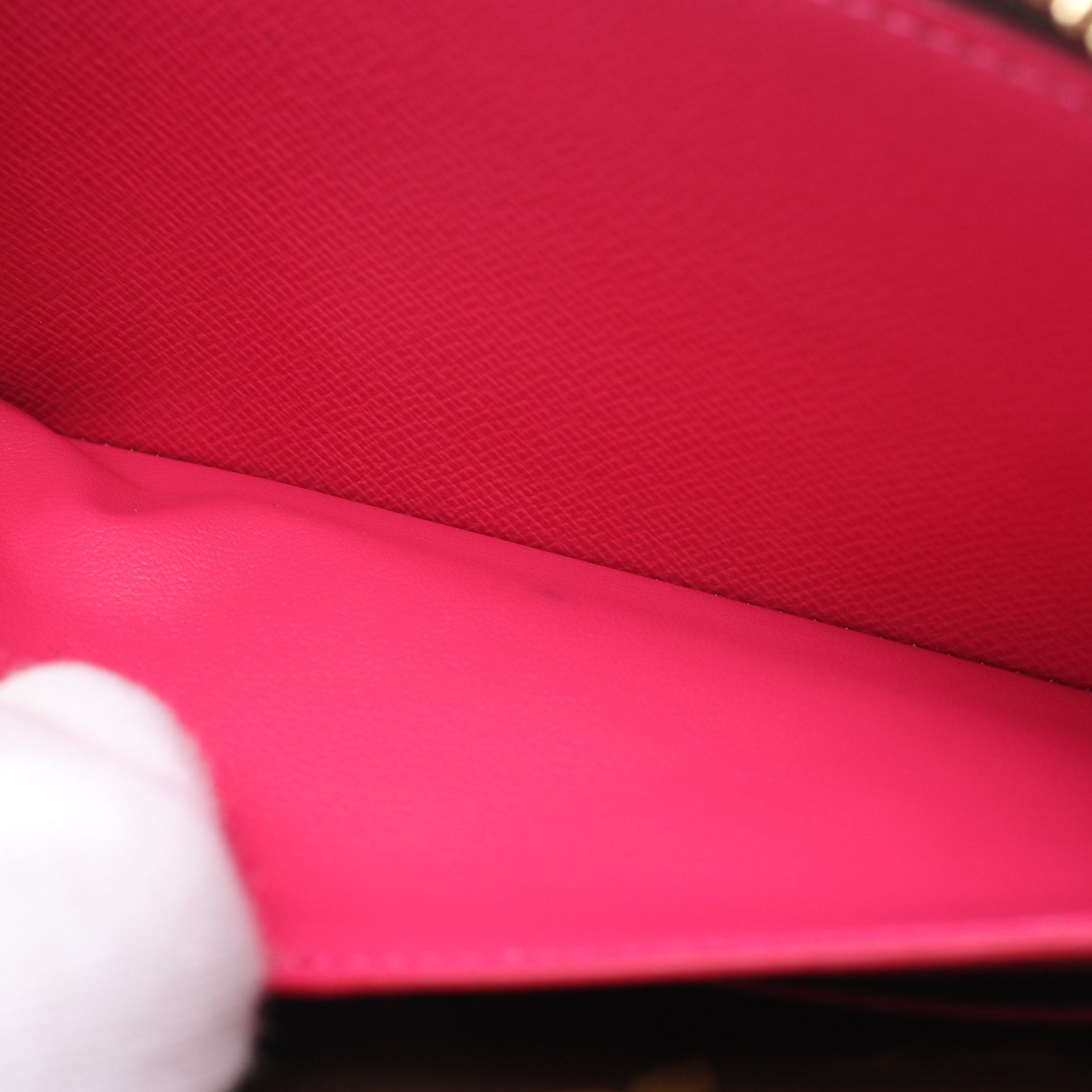 Louis Vuitton Louis Vuitton Portefeuil Clemence Monogram Blooming Flower Hot Pink Round Zipper Long Wallet Leather Brown Size ONE SIZE - 9 Thumbnail