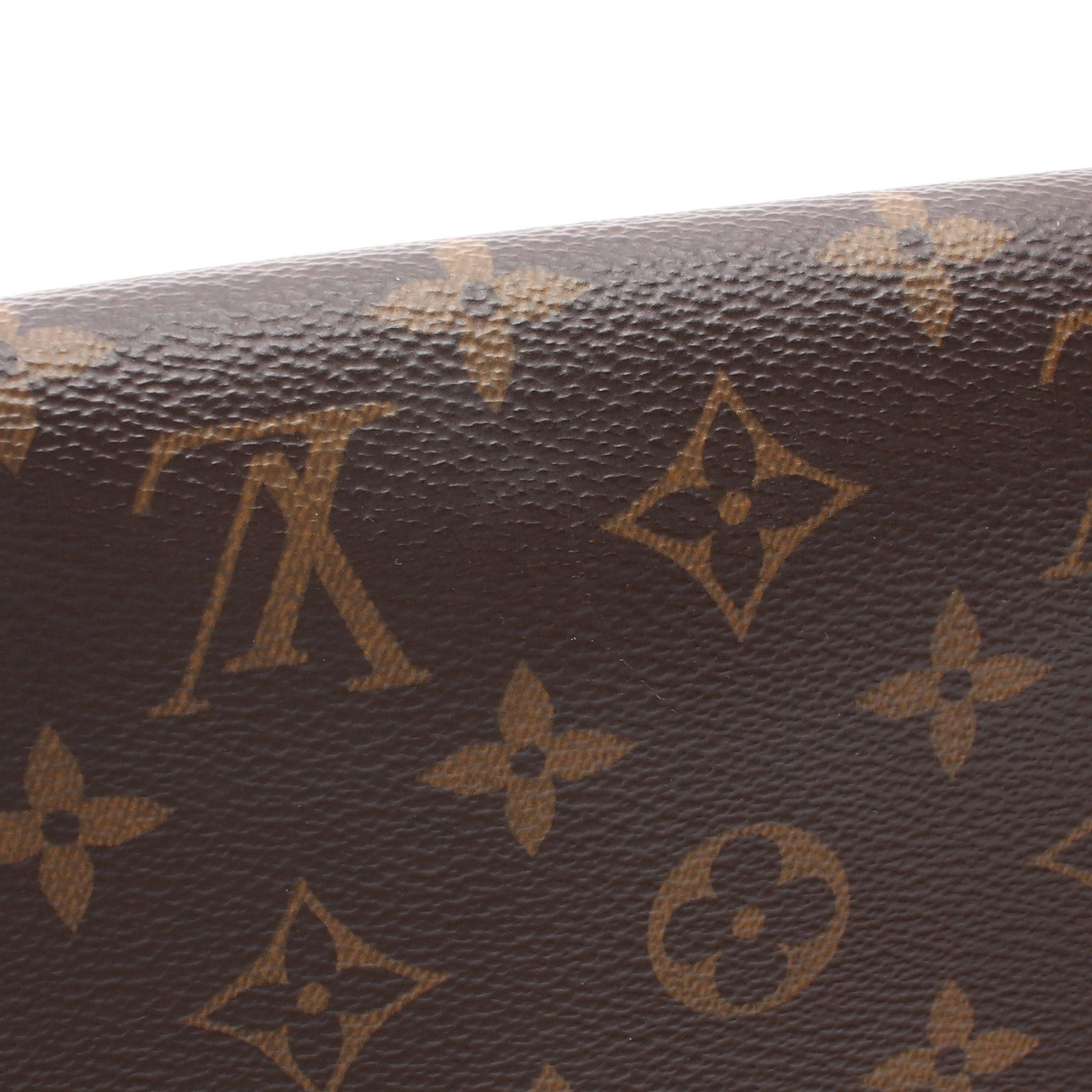 Louis Vuitton Louis Vuitton Dauphine Mini Monogram Reverse Shoulder Bag Leather Brown Beige Size ONE SIZE - 10 Thumbnail