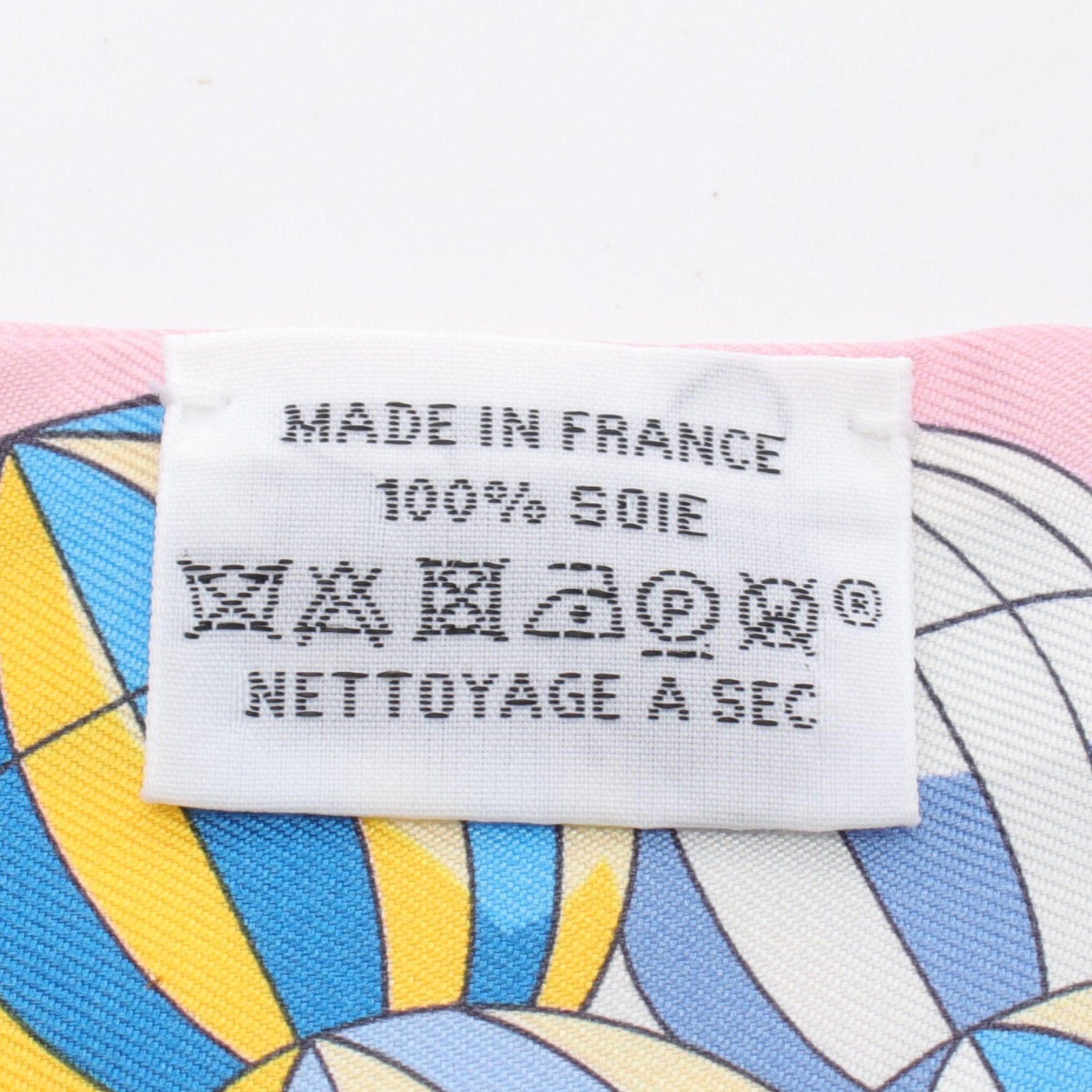 Hermes Hermes Twilly Les Folies Du Ciel Ribbon Scarf Silk Pink Multicolor Size ONE SIZE - 4 Thumbnail