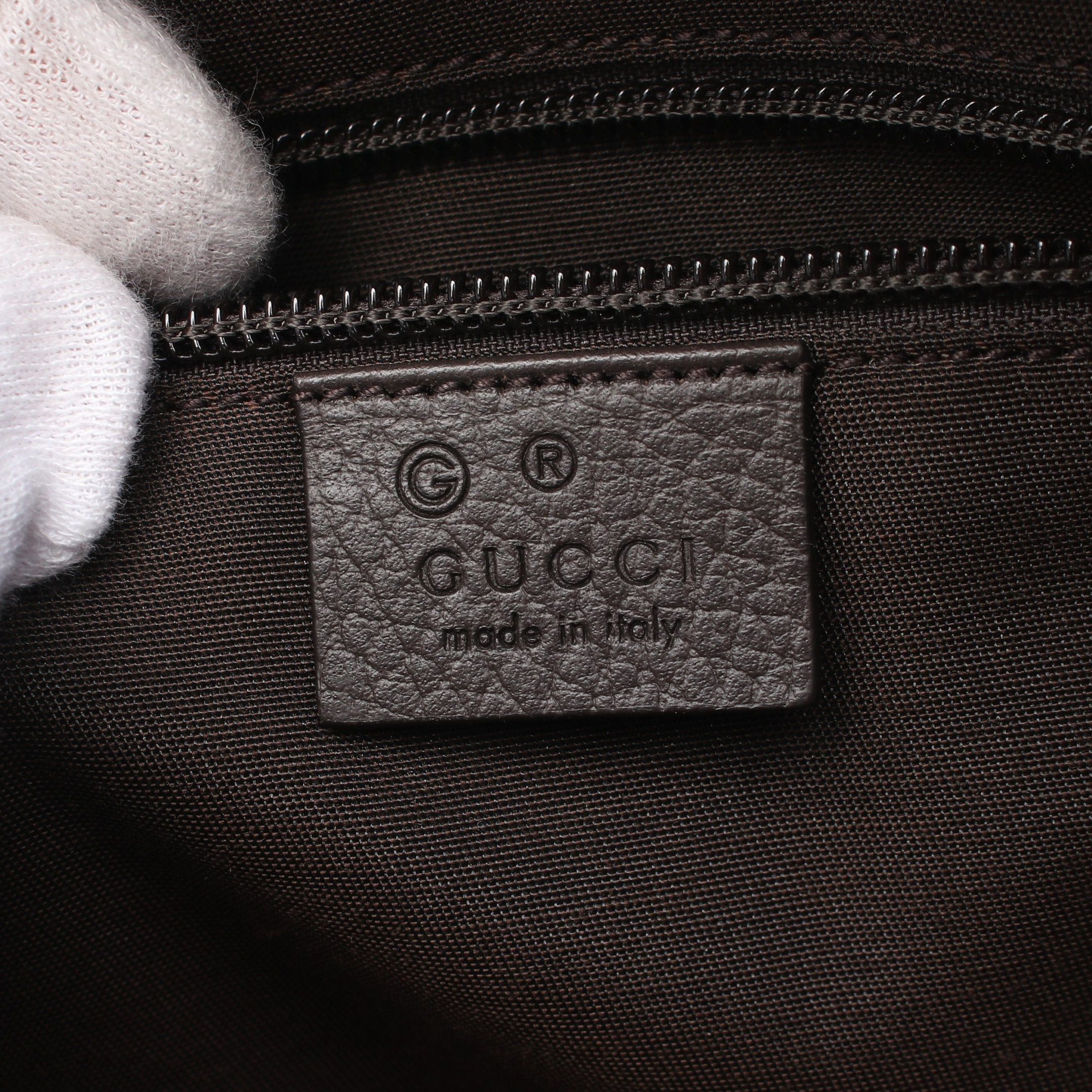 Gucci Gucci Backpack Rucksack Canvas Leather Beige Dark Brown Size ONE SIZE - 4 Thumbnail