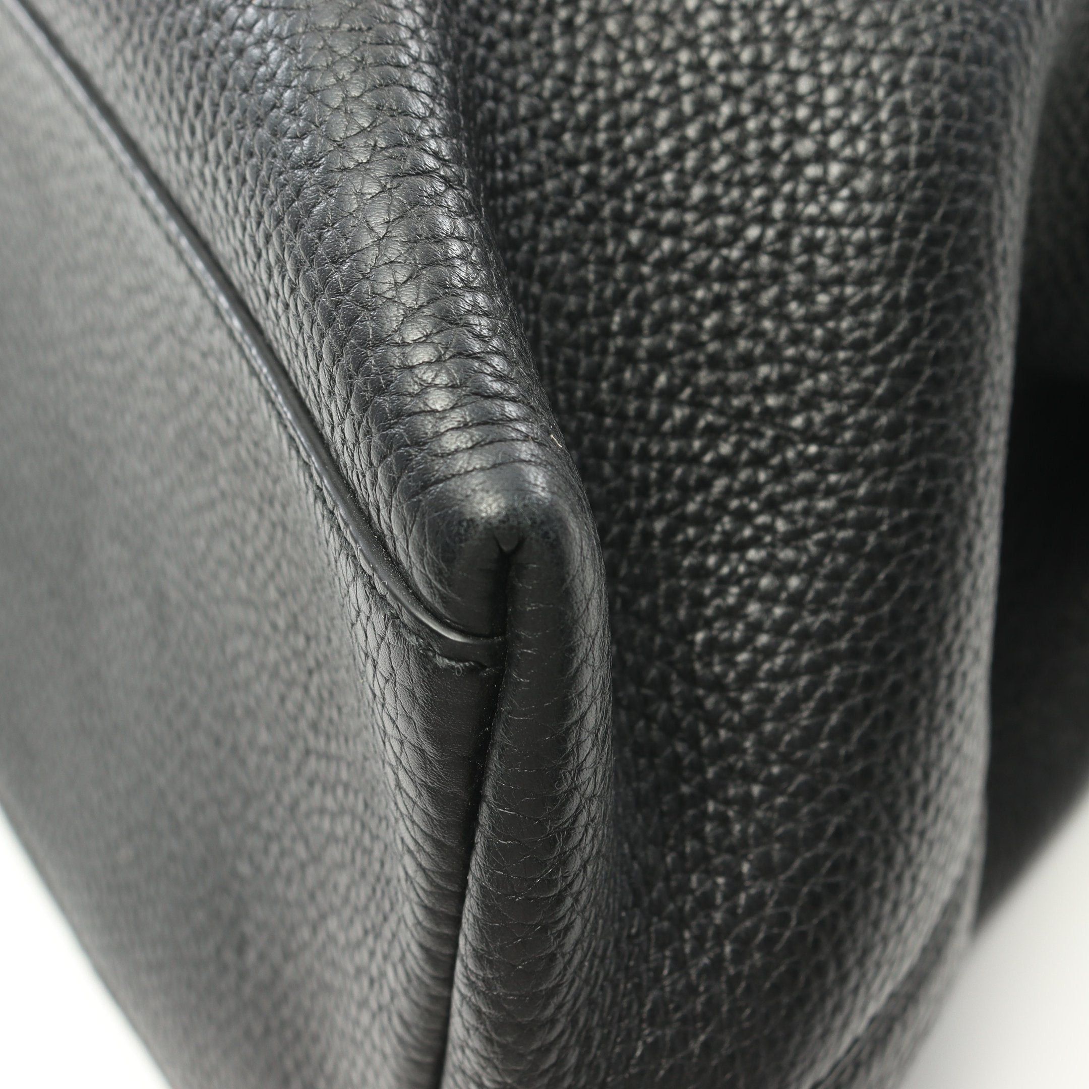 Gucci Gucci Soho Interlocking G Chain Shoulder Bag Leather Black Size ONE SIZE - 6 Thumbnail