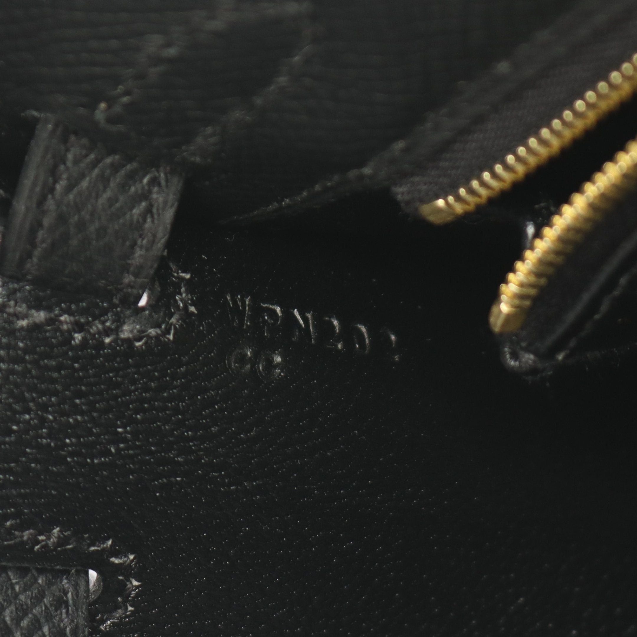 Hermes Hermes Kelly 25 Handbag Veau Epsom Black Gold Hardware Outside Sewing Double Engraved Size ONE SIZE - 5 Thumbnail