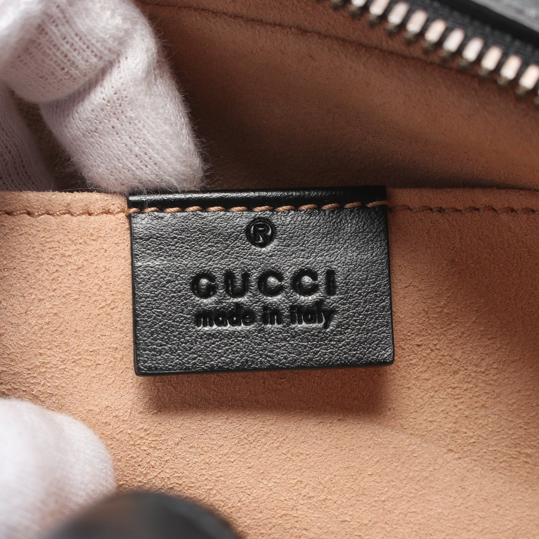 Gucci Gucci Gg Marmont Chain Shoulder Bag Leather Black Size ONE SIZE - 4 Thumbnail