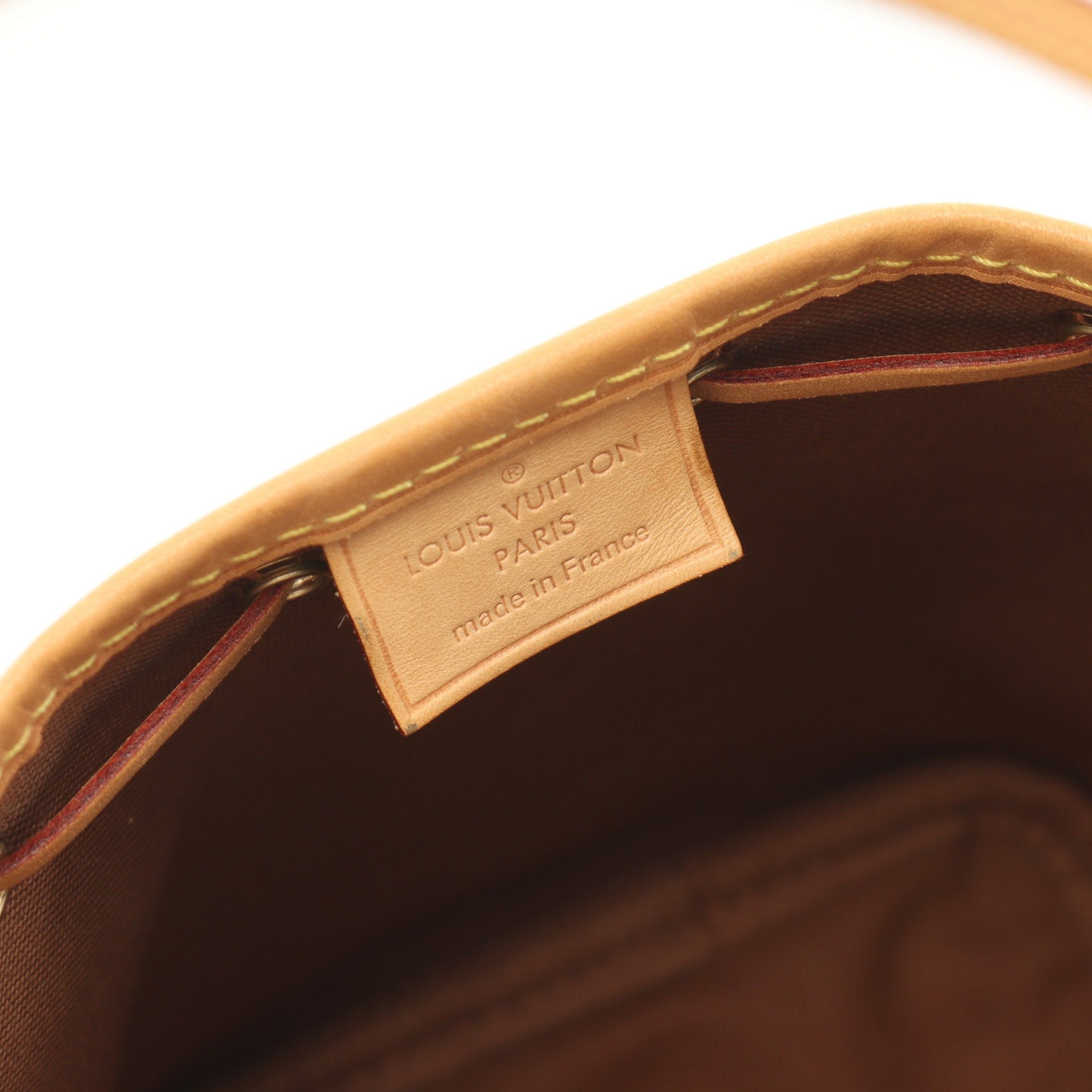 Louis Vuitton Louis Vuitton Nano Noe Monogram Shoulder Bag Leather Brown Size ONE SIZE - 4 Thumbnail