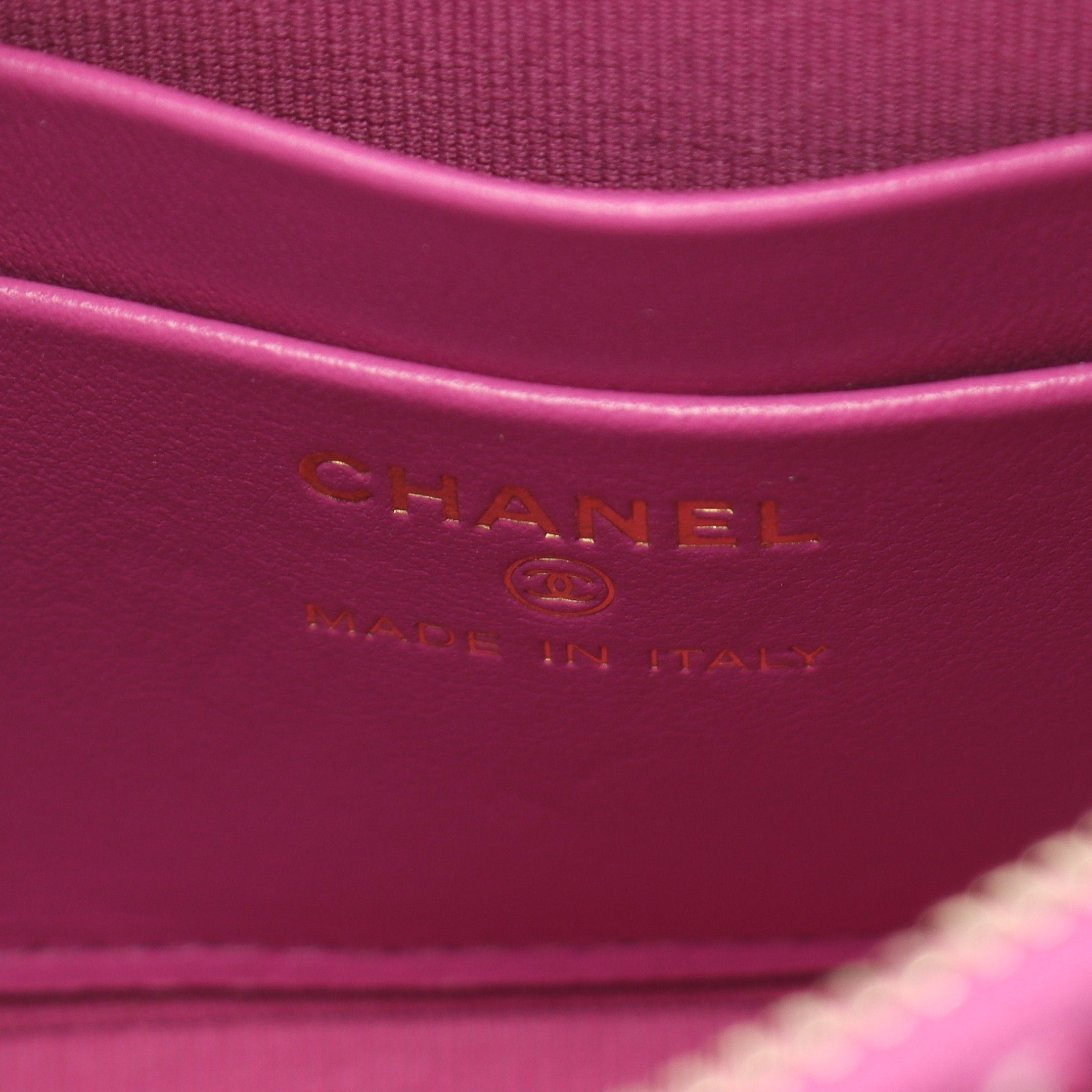 Chanel Chanel Coco Mark Chain Shoulder Bag Tweed Pink Purple Gold Hardware Novelty Size ONE SIZE - 4 Thumbnail