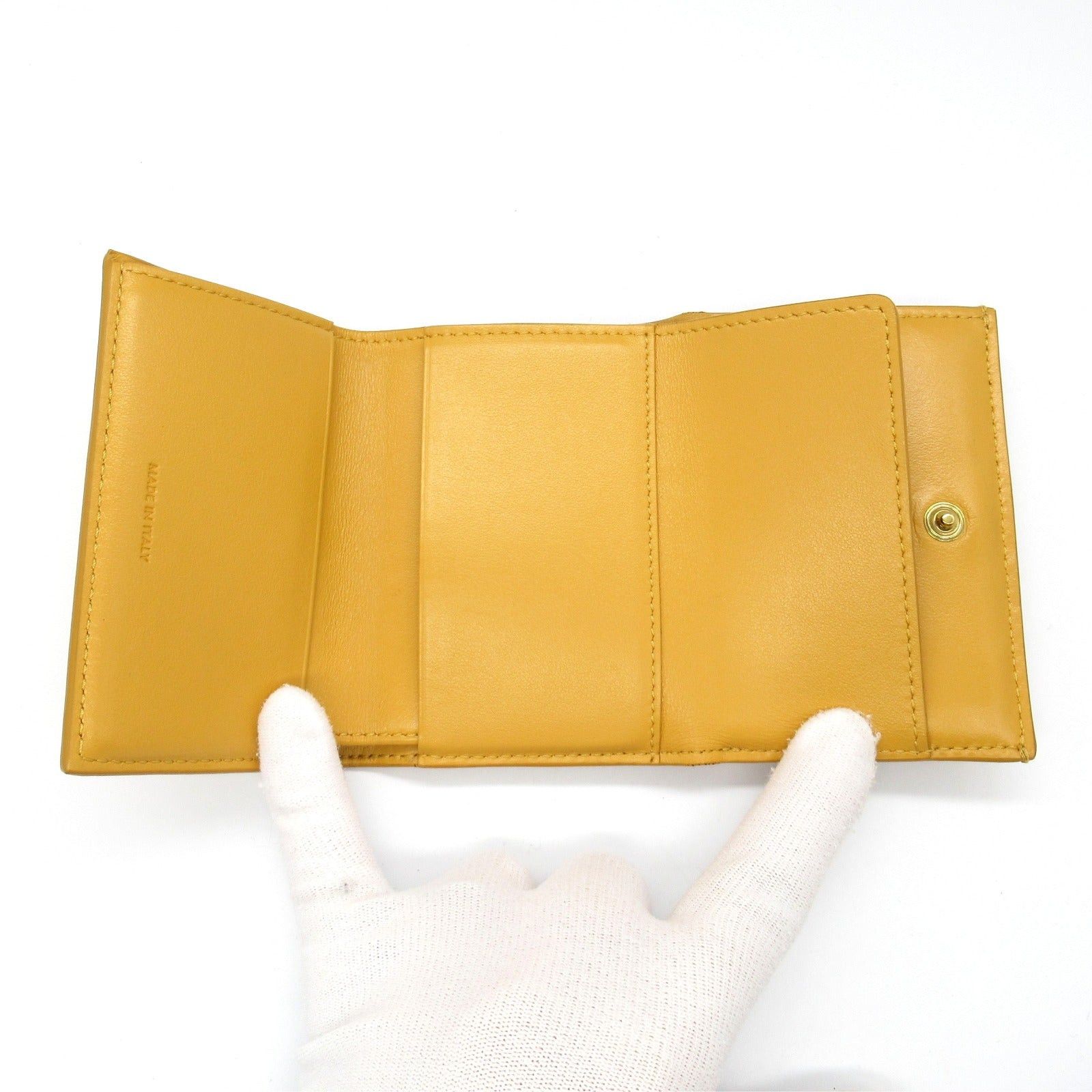 Celine Celine Trifold Wallet Leather Orange Size ONE SIZE - 5 Thumbnail