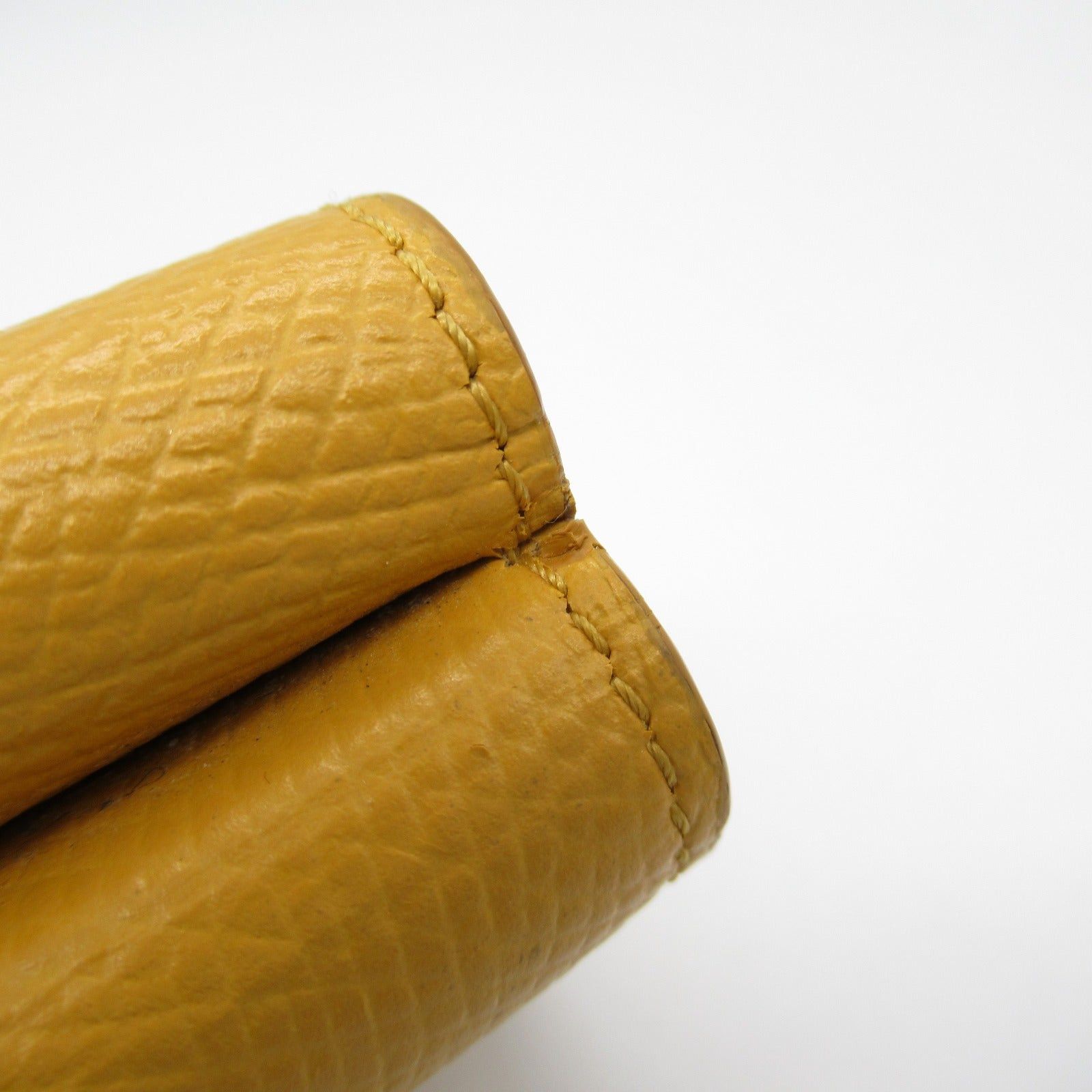 Celine Celine Trifold Wallet Leather Orange Size ONE SIZE - 10 Thumbnail