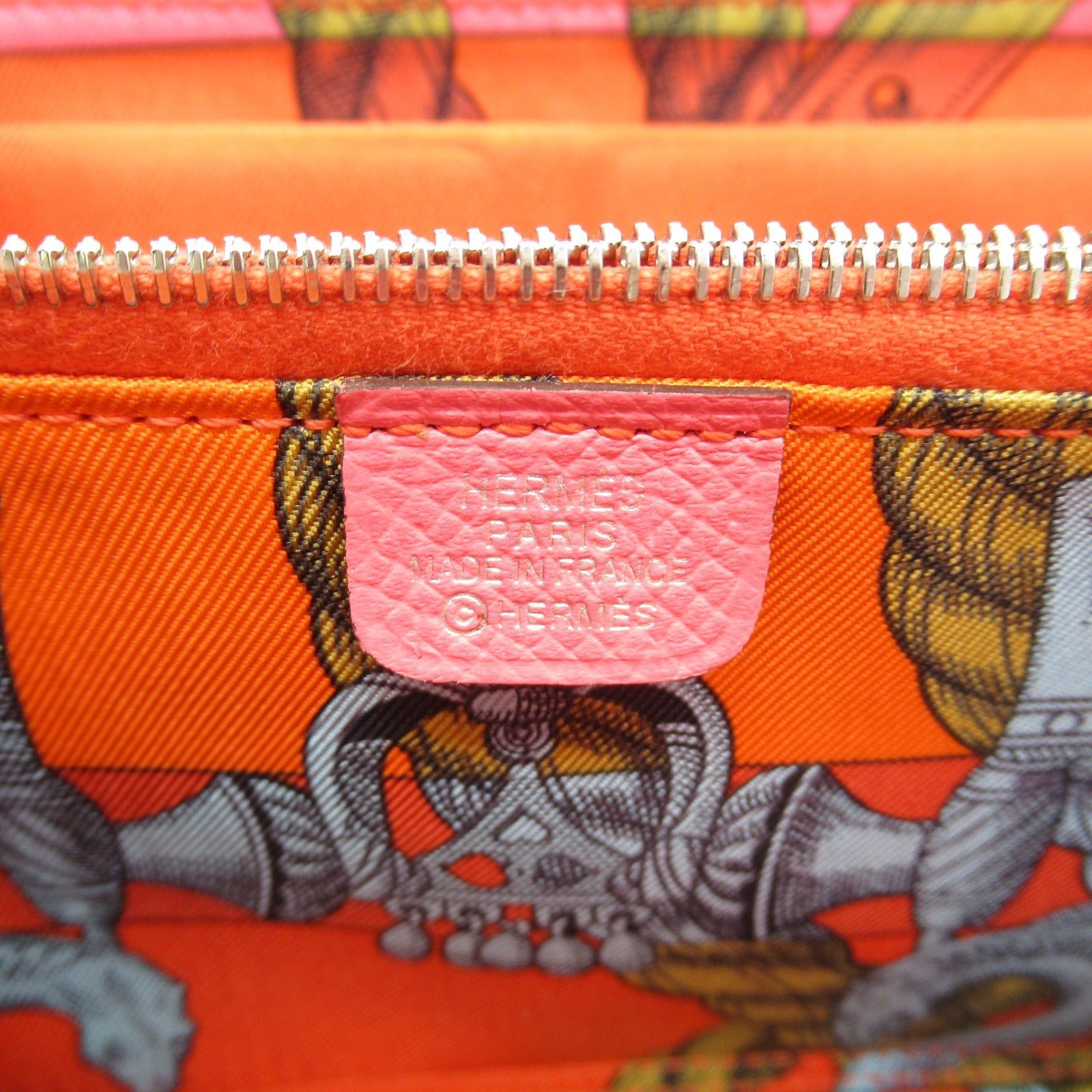 Hermes Hermes Azap Silk In Long Rose Azalea Round Zipper Wallet Leather Veau Epsom Pink Silver Hardware X Stamp Size ONE SIZE - 6 Thumbnail