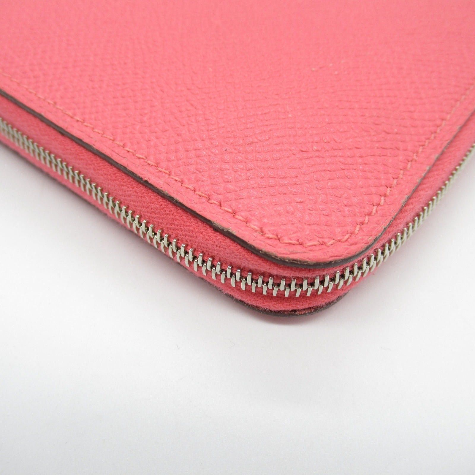 Hermes Hermes Azap Silk In Long Rose Azalea Round Zipper Wallet Leather Veau Epsom Pink Silver Hardware X Stamp Size ONE SIZE - 14 Thumbnail