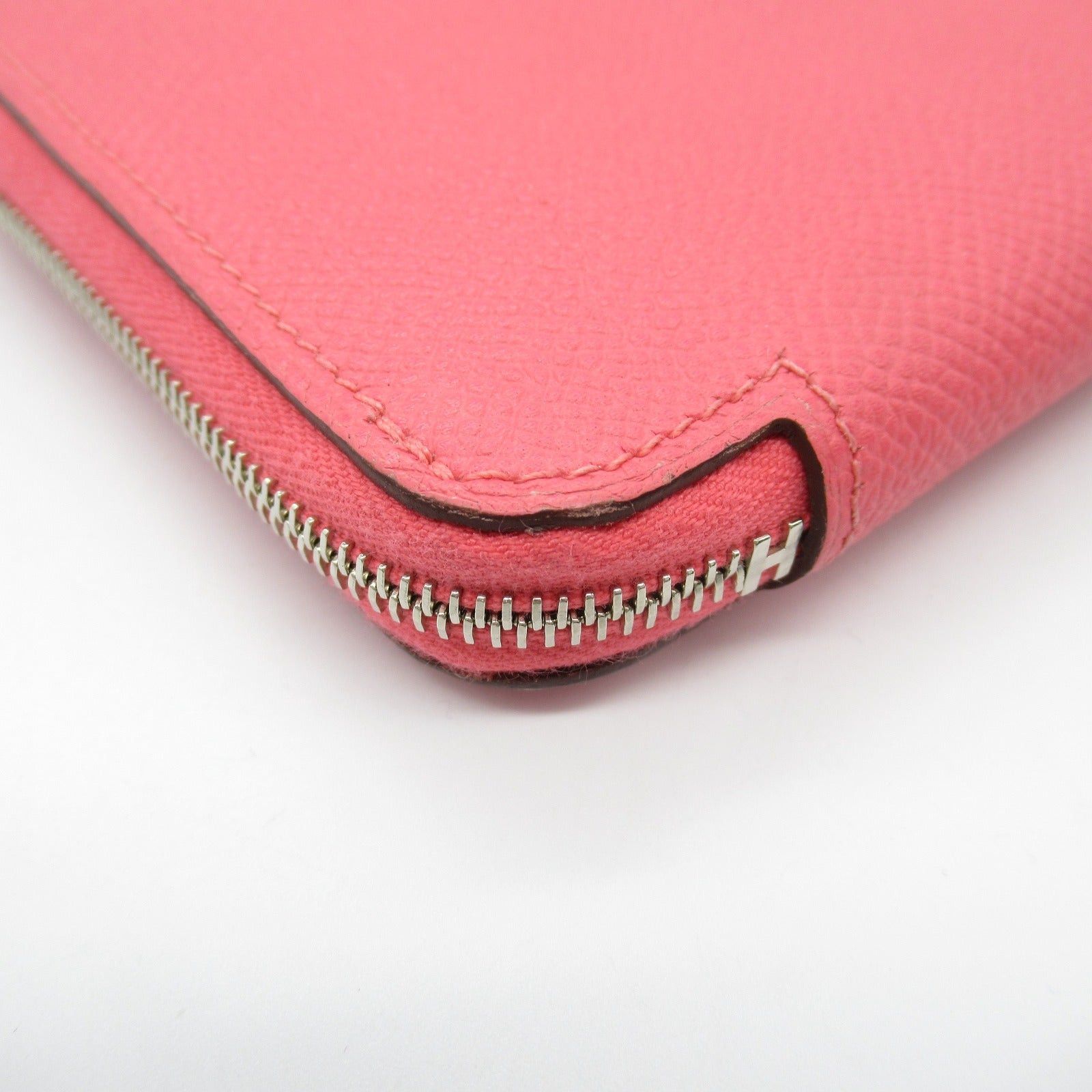 Hermes Hermes Azap Silk In Long Rose Azalea Round Zipper Wallet Leather Veau Epsom Pink Silver Hardware X Stamp Size ONE SIZE - 13 Thumbnail