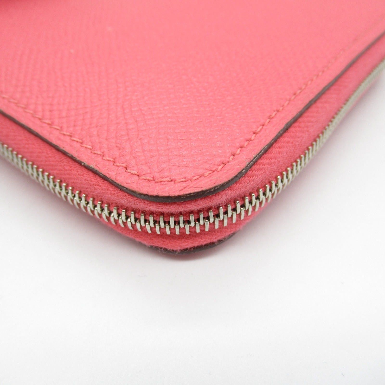 Hermes Hermes Azap Silk In Long Rose Azalea Round Zipper Wallet Leather Veau Epsom Pink Silver Hardware X Stamp Size ONE SIZE - 15 Thumbnail