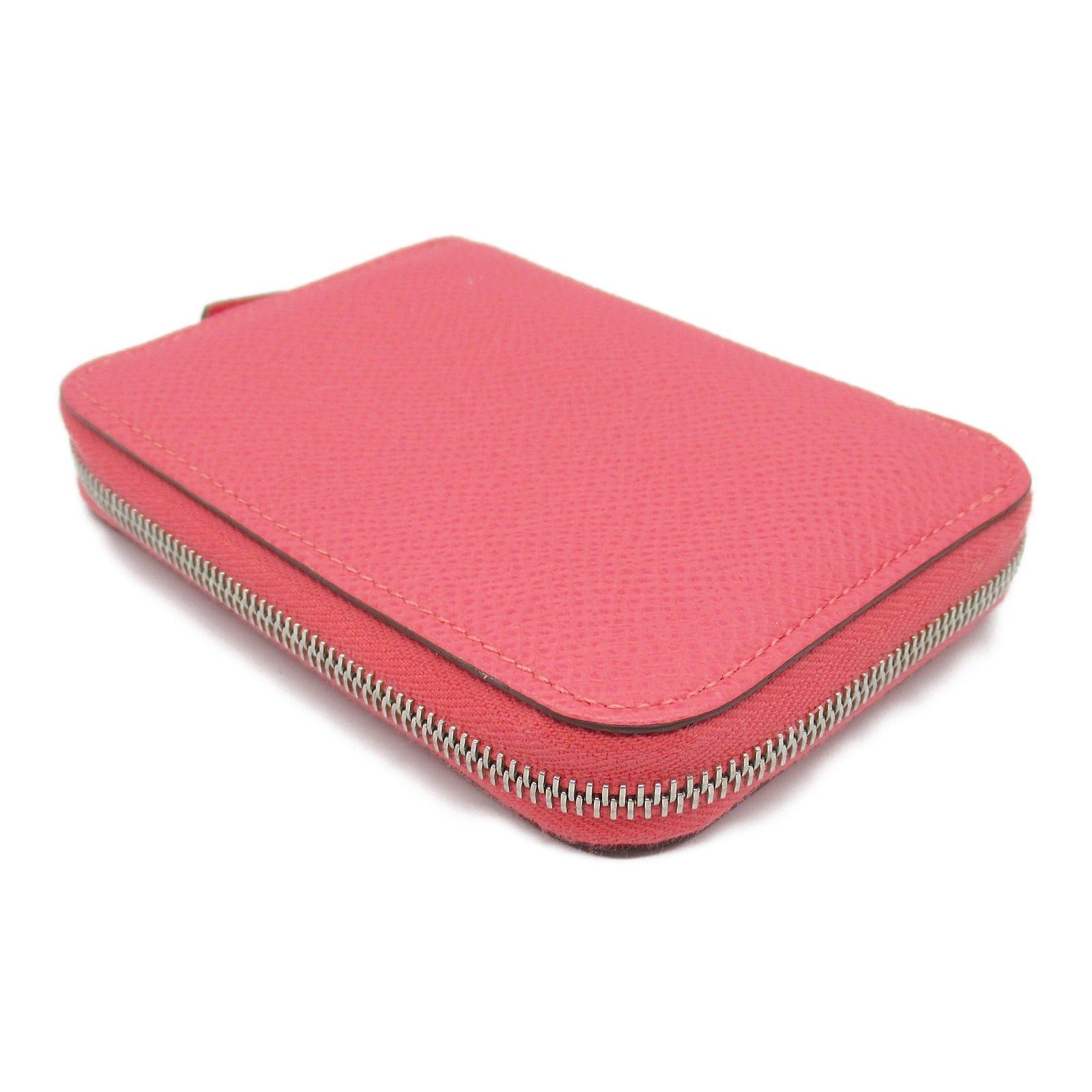 Hermes Hermes Azap Card Case Rose Azalea Leather Veau Epsom Pink Silver Hardware D Stamp Size ONE SIZE - 4 Thumbnail