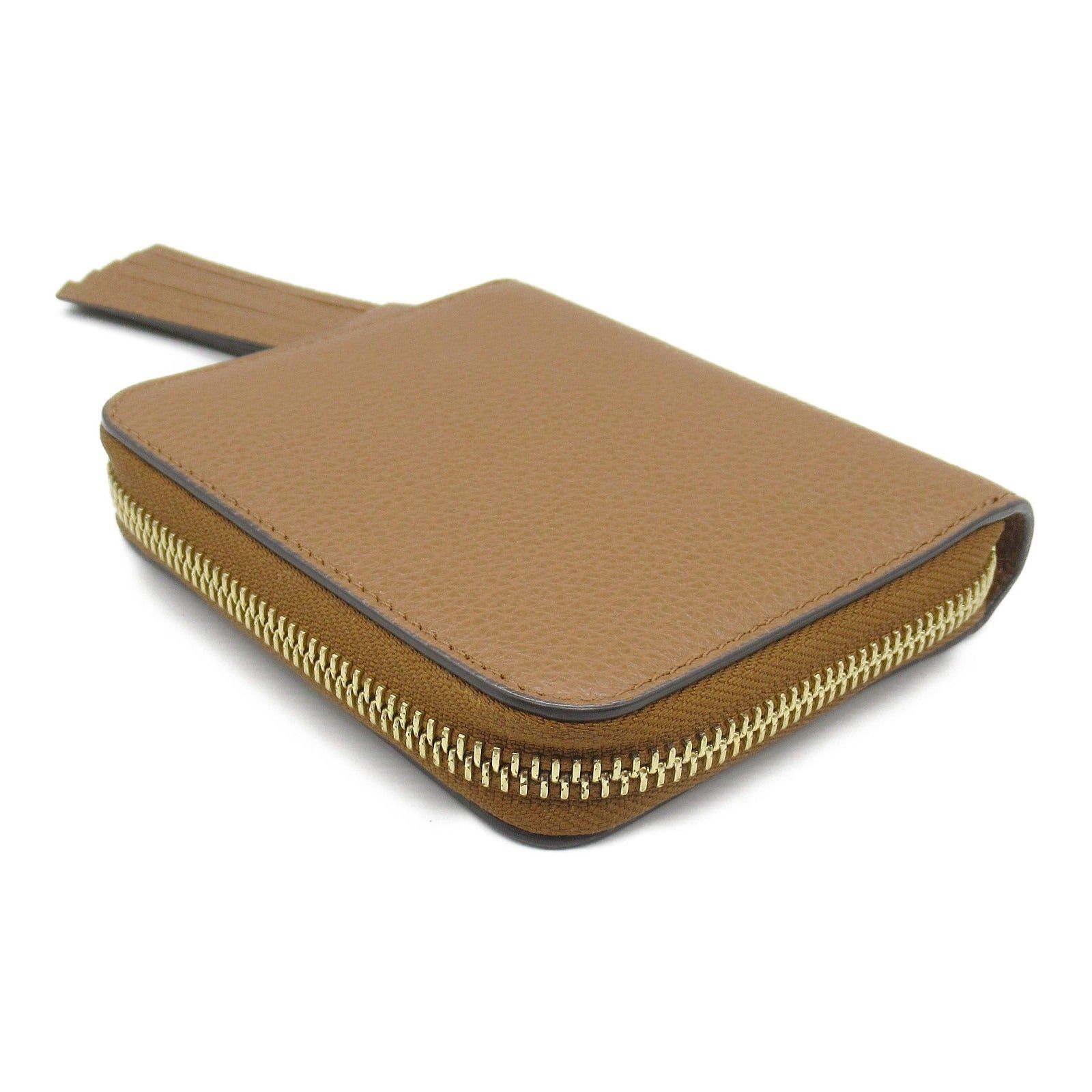 Furla Furla Round Wallet Zipper Leather Brown Size ONE SIZE - 4 Thumbnail