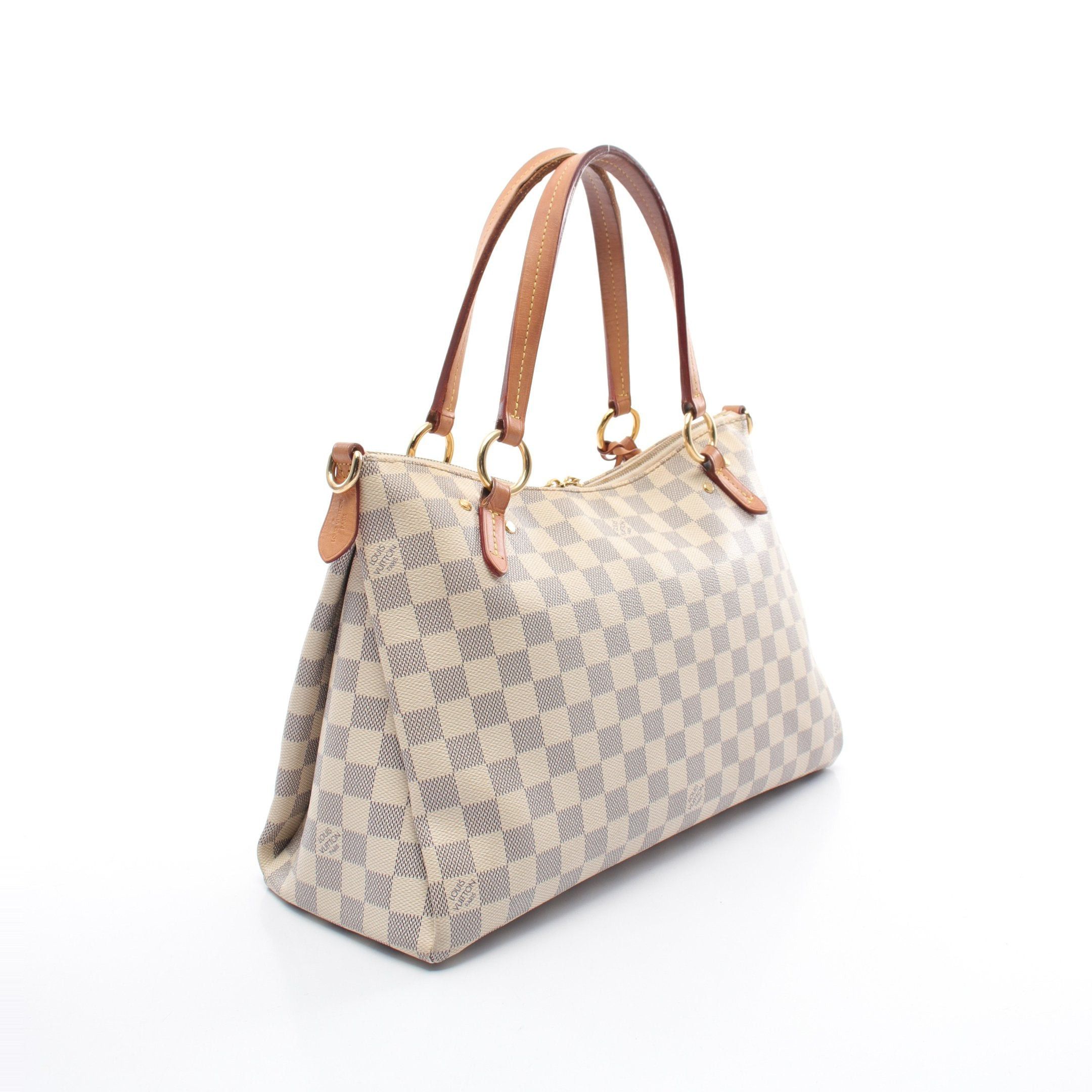 Louis Vuitton Louis Vuitton Lymington Damier Azur Handbag Leather White Size ONE SIZE - 2 Thumbnail