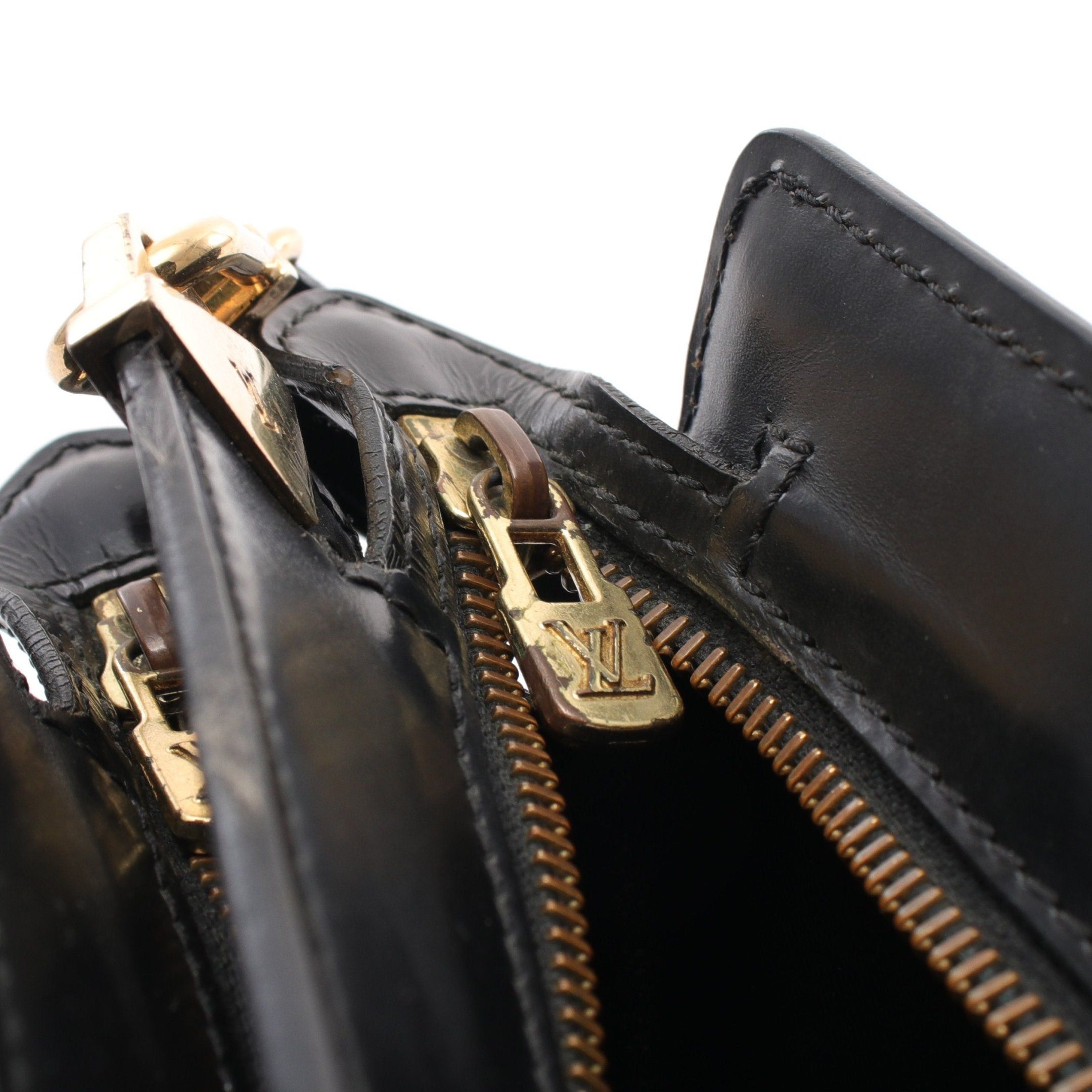 Louis Vuitton Louis Vuitton Enghien Epi Noir Shoulder Bag Leather Black Size ONE SIZE - 11 Thumbnail