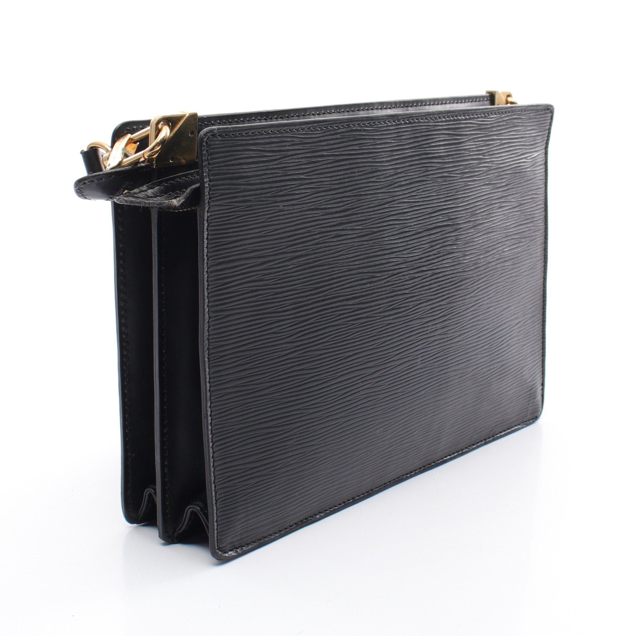 Louis Vuitton Louis Vuitton Enghien Epi Noir Shoulder Bag Leather Black Size ONE SIZE - 2 Thumbnail