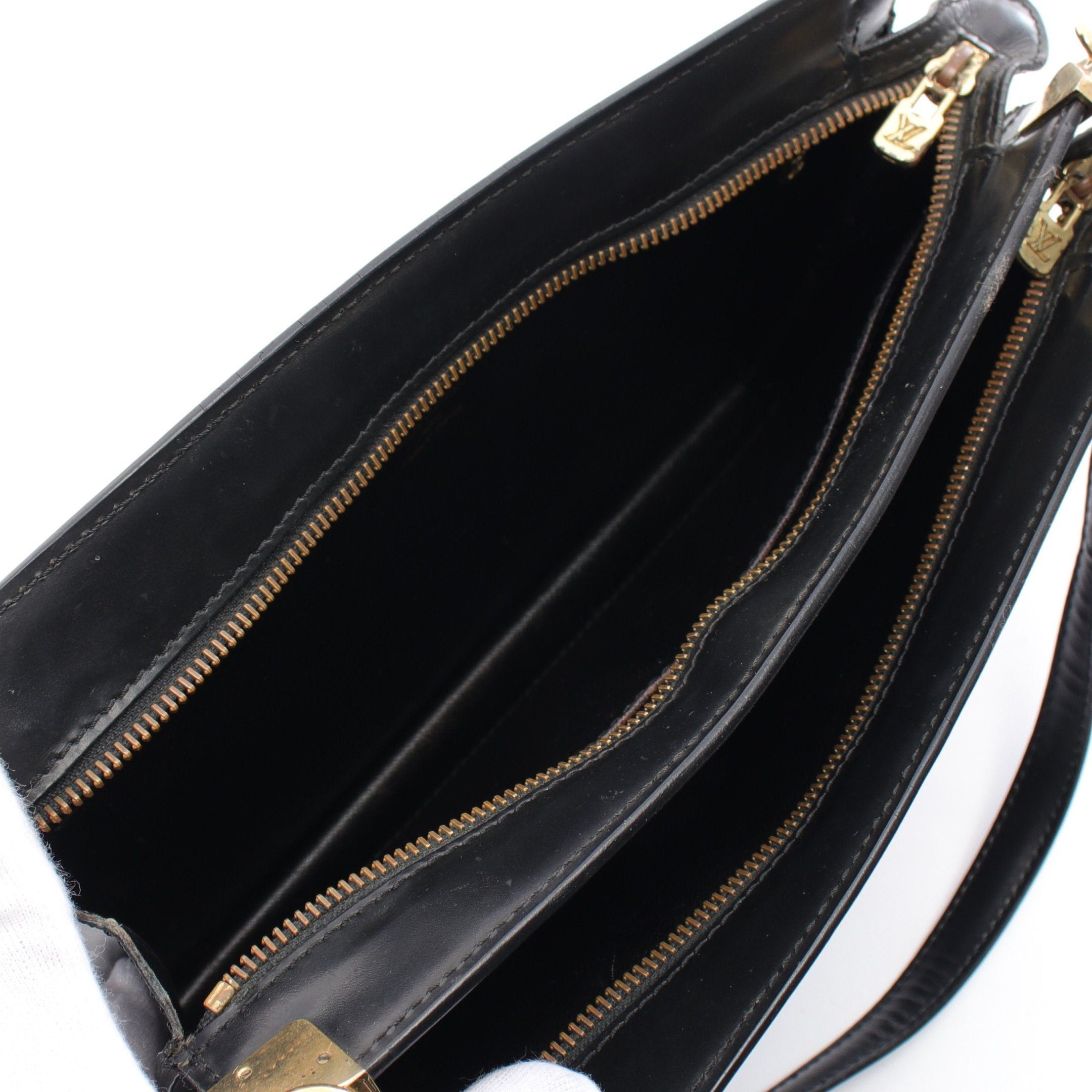Louis Vuitton Louis Vuitton Enghien Epi Noir Shoulder Bag Leather Black Size ONE SIZE - 3 Thumbnail