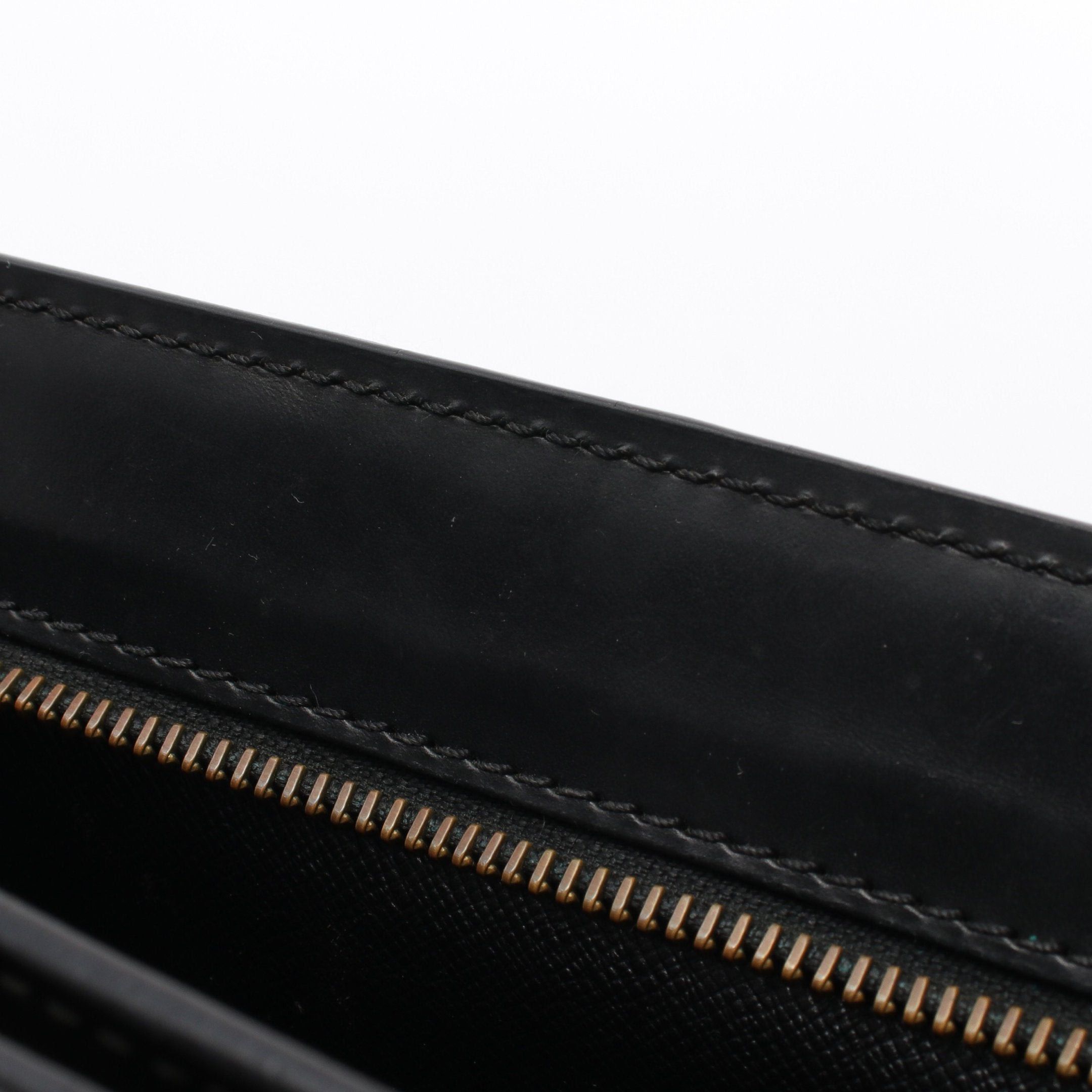 Louis Vuitton Louis Vuitton Enghien Epi Noir Shoulder Bag Leather Black Size ONE SIZE - 12 Thumbnail