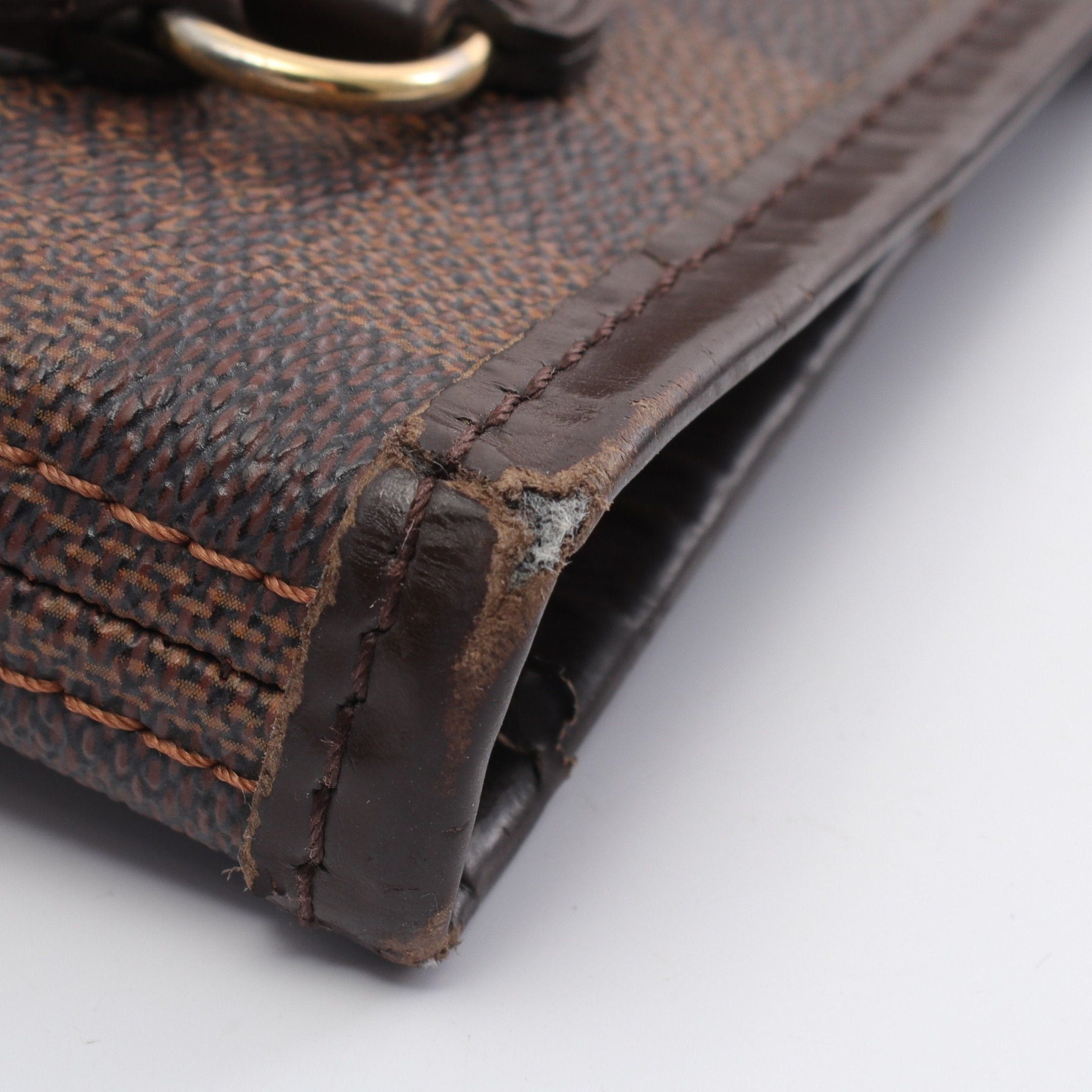 Louis Vuitton Louis Vuitton Neverfull Pm Damier Ebene Handbag Tote Bag Leather Brown Size ONE SIZE - 12 Thumbnail