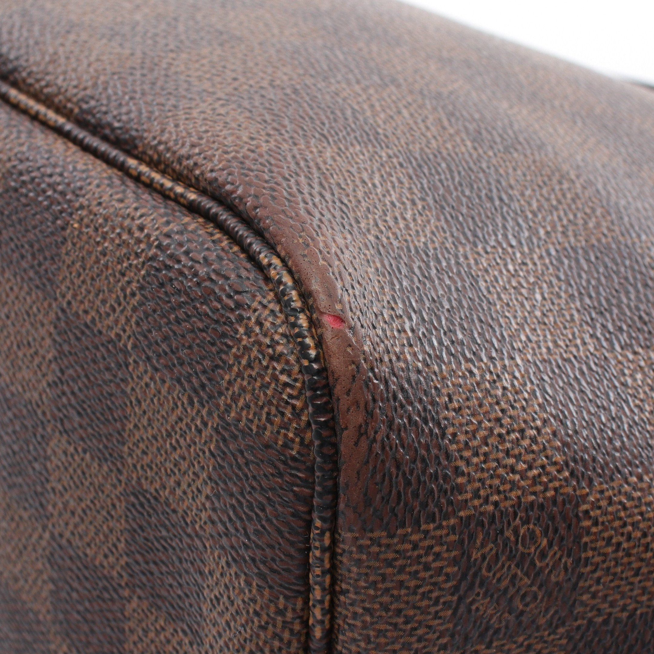 Louis Vuitton Louis Vuitton Neverfull Pm Damier Ebene Handbag Tote Bag Leather Brown Size ONE SIZE - 6 Thumbnail
