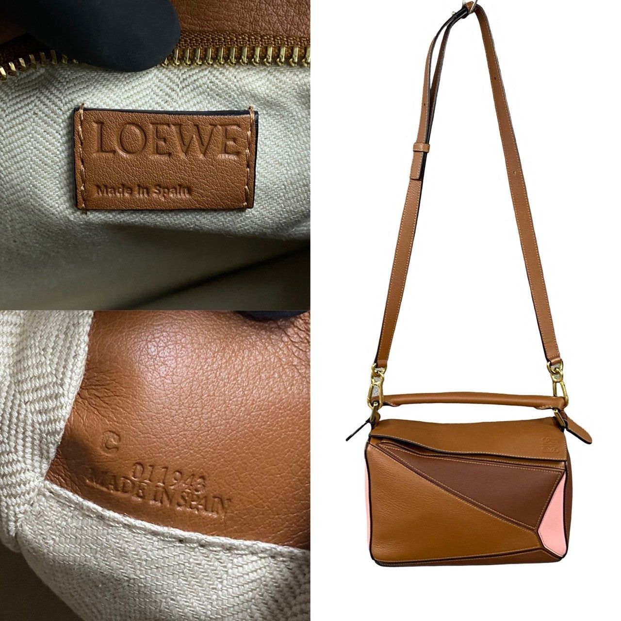 Loewe Loewe Shoulder Bag Pink Leather Size ONE SIZE - 3 Thumbnail
