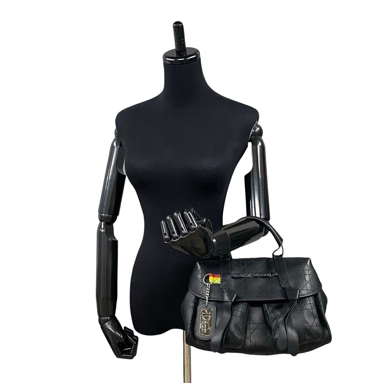Dior Dior Handbag Black Leather Size ONE SIZE - 2 Thumbnail
