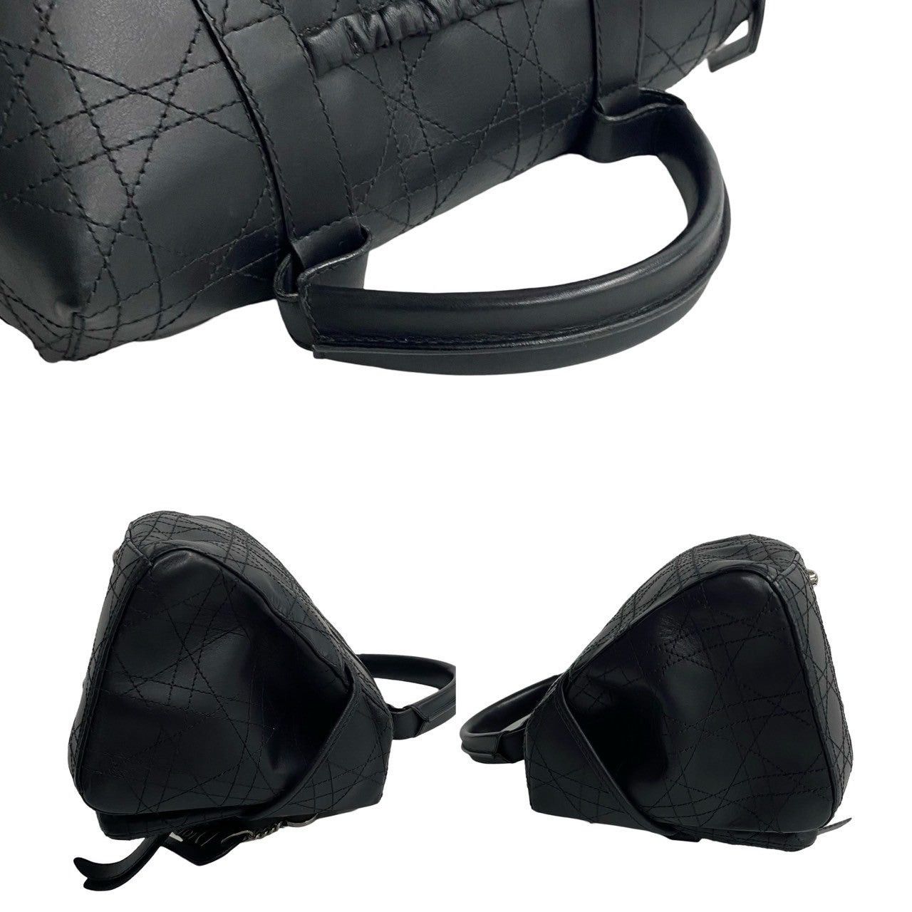 Dior Dior Handbag Black Leather Size ONE SIZE - 5 Thumbnail