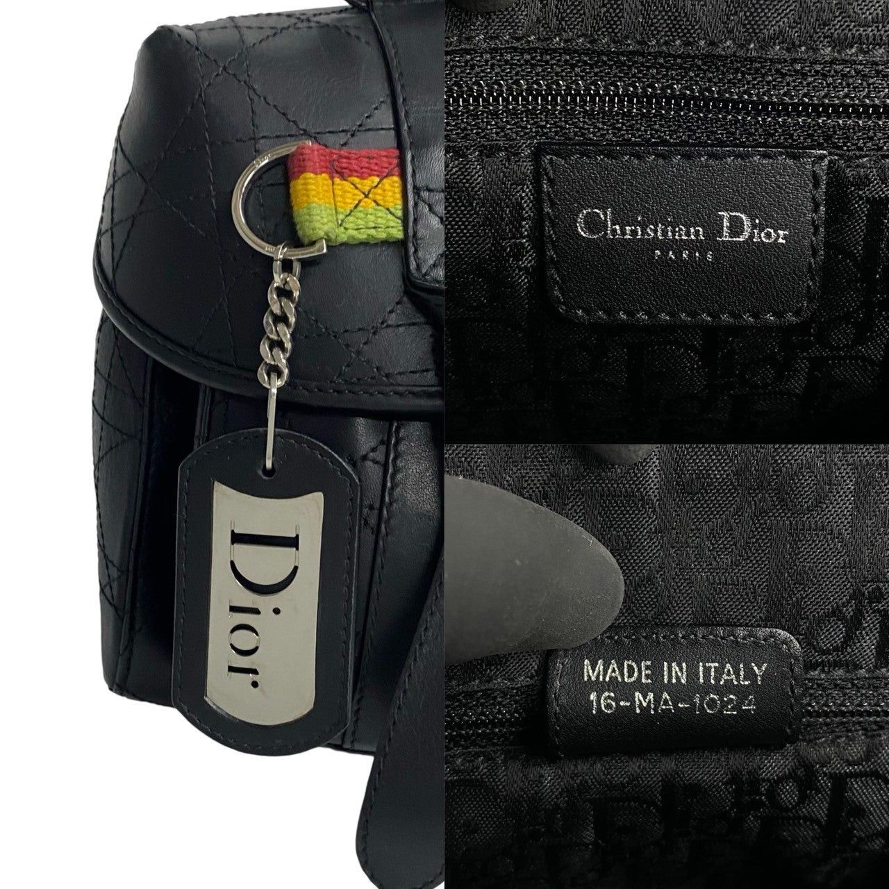 Dior Dior Handbag Black Leather Size ONE SIZE - 3 Thumbnail
