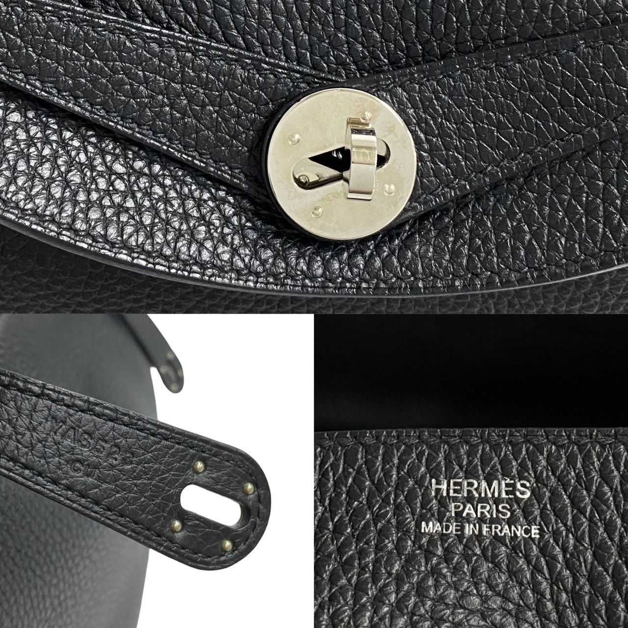 Hermes Hermes Handbag Black Size ONE SIZE - 3 Thumbnail