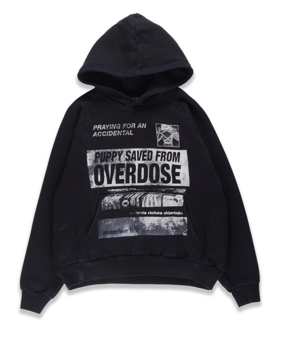 Enfant Riches Deprimes F/W Cropped Fitted Hoodie 18 PUPPY SAVED FROM OVERDOSE
