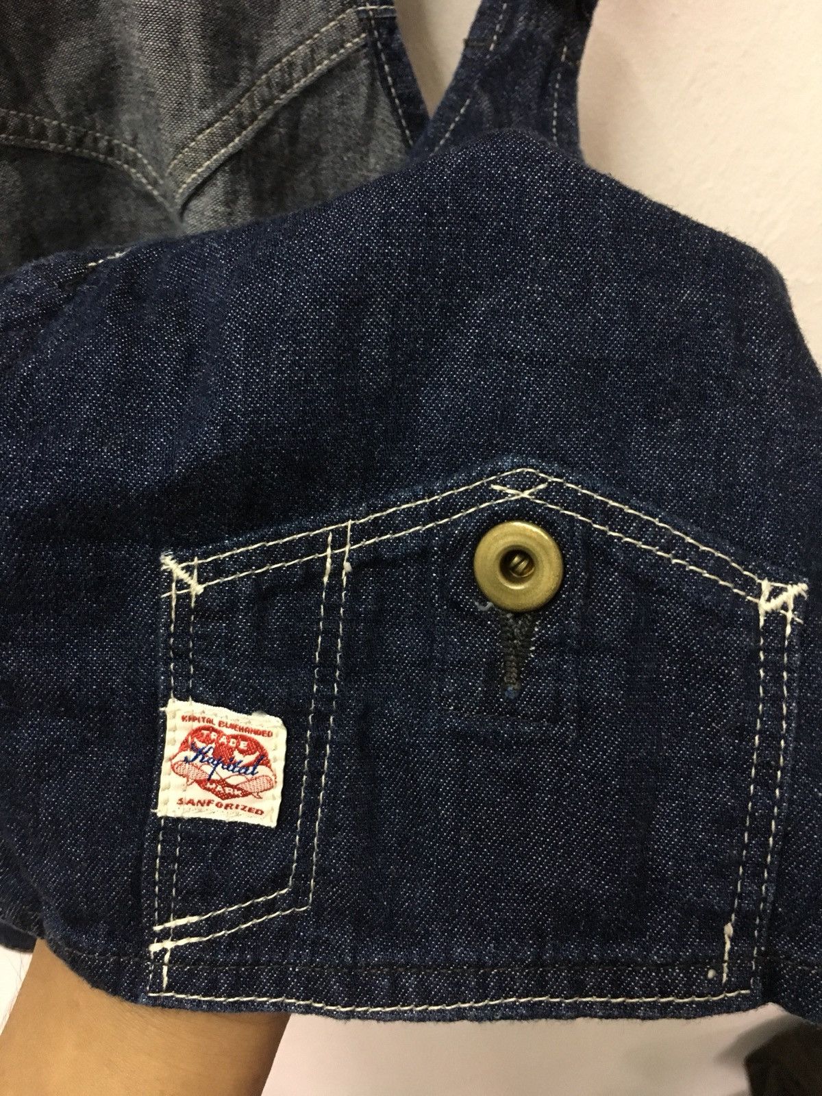 Kapital × Kapital Kountry kapital Bluehanded Denim vest Size US S / EU 44-46 / 1 - 6 Thumbnail