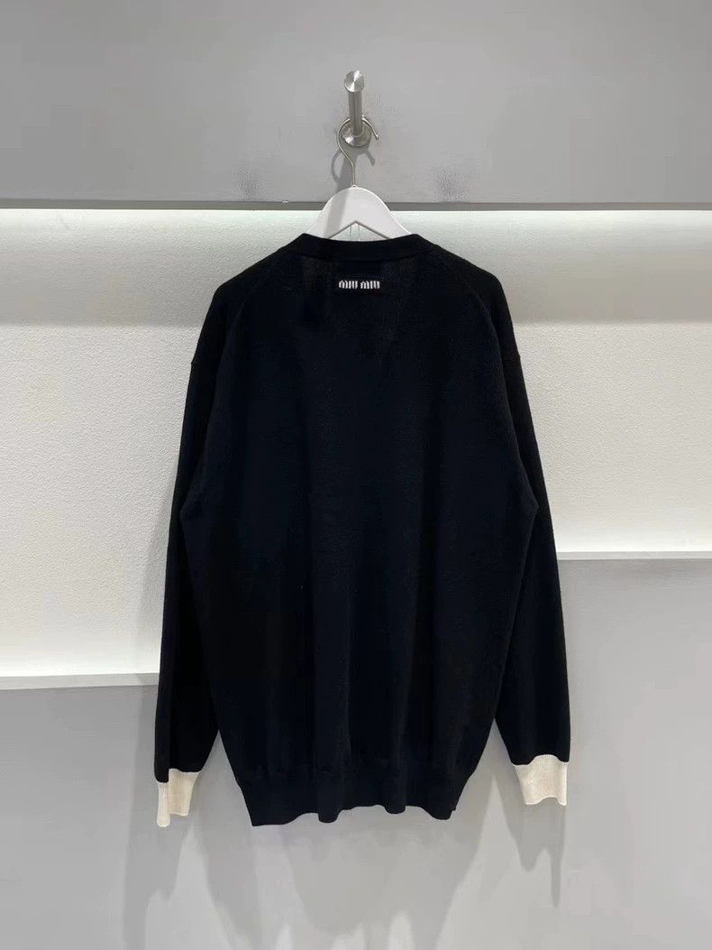 Miu Miu Miu black and gold cardigan Size US M / EU 48-50 / 2 - 2 Thumbnail