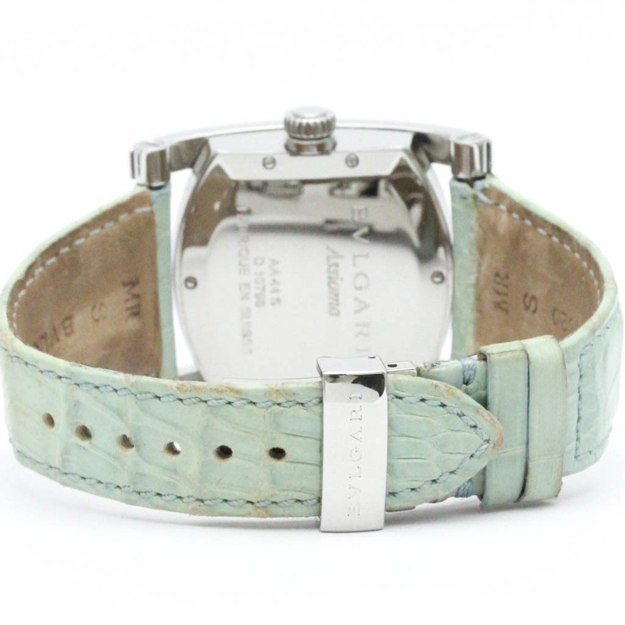 Bvlgari Polished BVLGARI Assioma Diamond Blue MOP Automatic Mens Watch AA44S BF578320 Size ONE SIZE - 5 Thumbnail