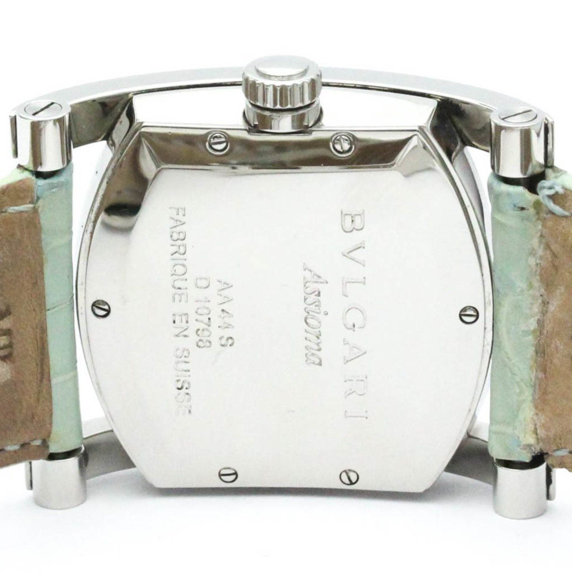 Bvlgari Polished BVLGARI Assioma Diamond Blue MOP Automatic Mens Watch AA44S BF578320 Size ONE SIZE - 6 Thumbnail