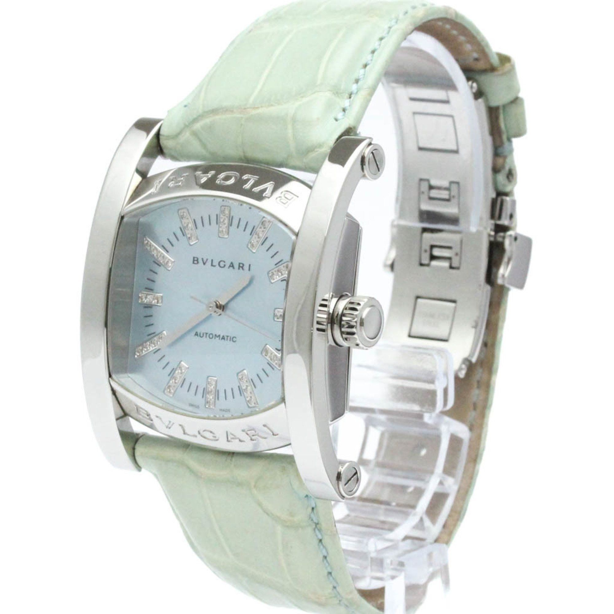 Bvlgari Polished BVLGARI Assioma Diamond Blue MOP Automatic Mens Watch AA44S BF578320 Size ONE SIZE - 2 Thumbnail