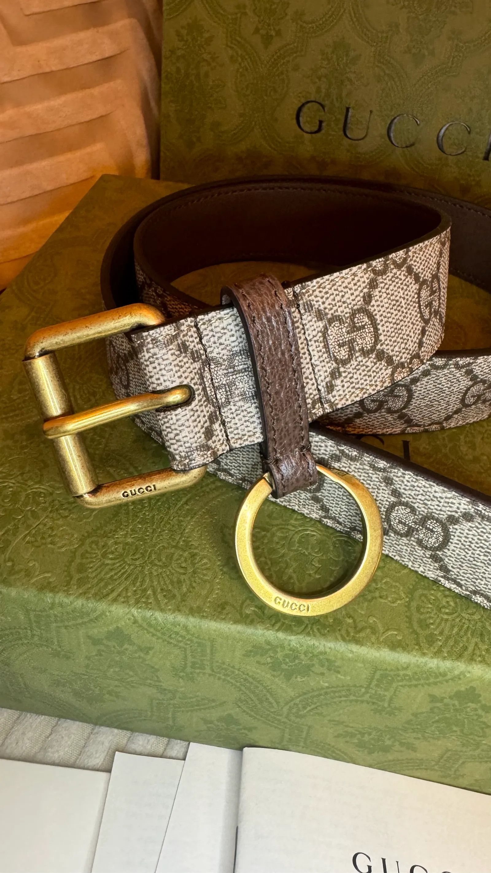 Gucci Gucci Supreme Belt Size ONE SIZE - 3 Thumbnail