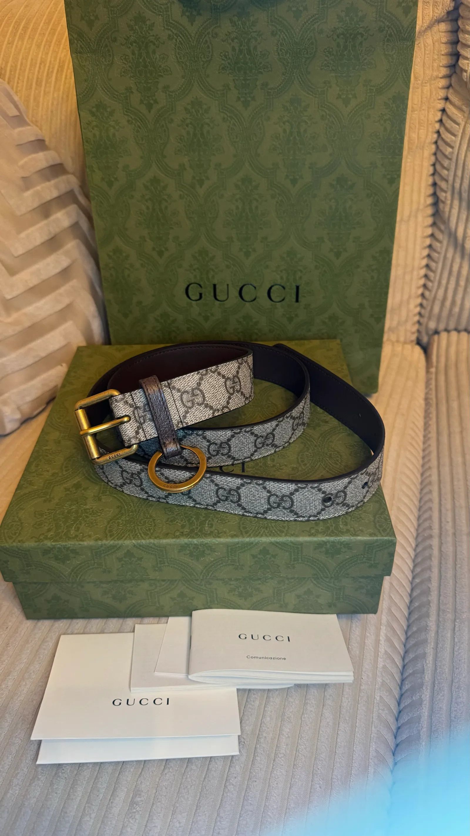 Gucci Gucci Supreme Belt Size ONE SIZE - 4 Thumbnail
