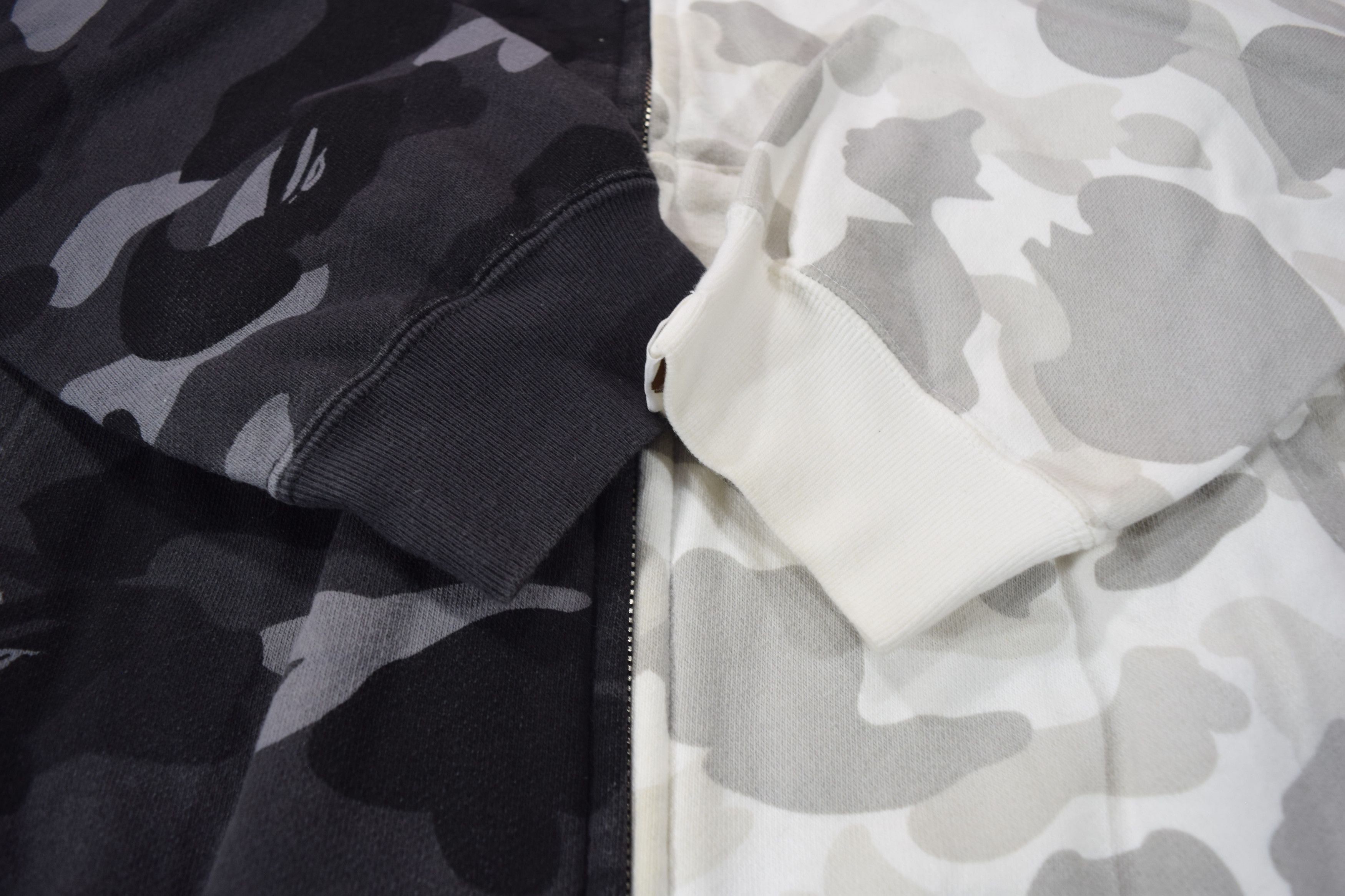 Bape Og Bape Full Zip Full Split Camo Black White Size Medium Size US M / EU 48-50 / 2 - 3 Thumbnail