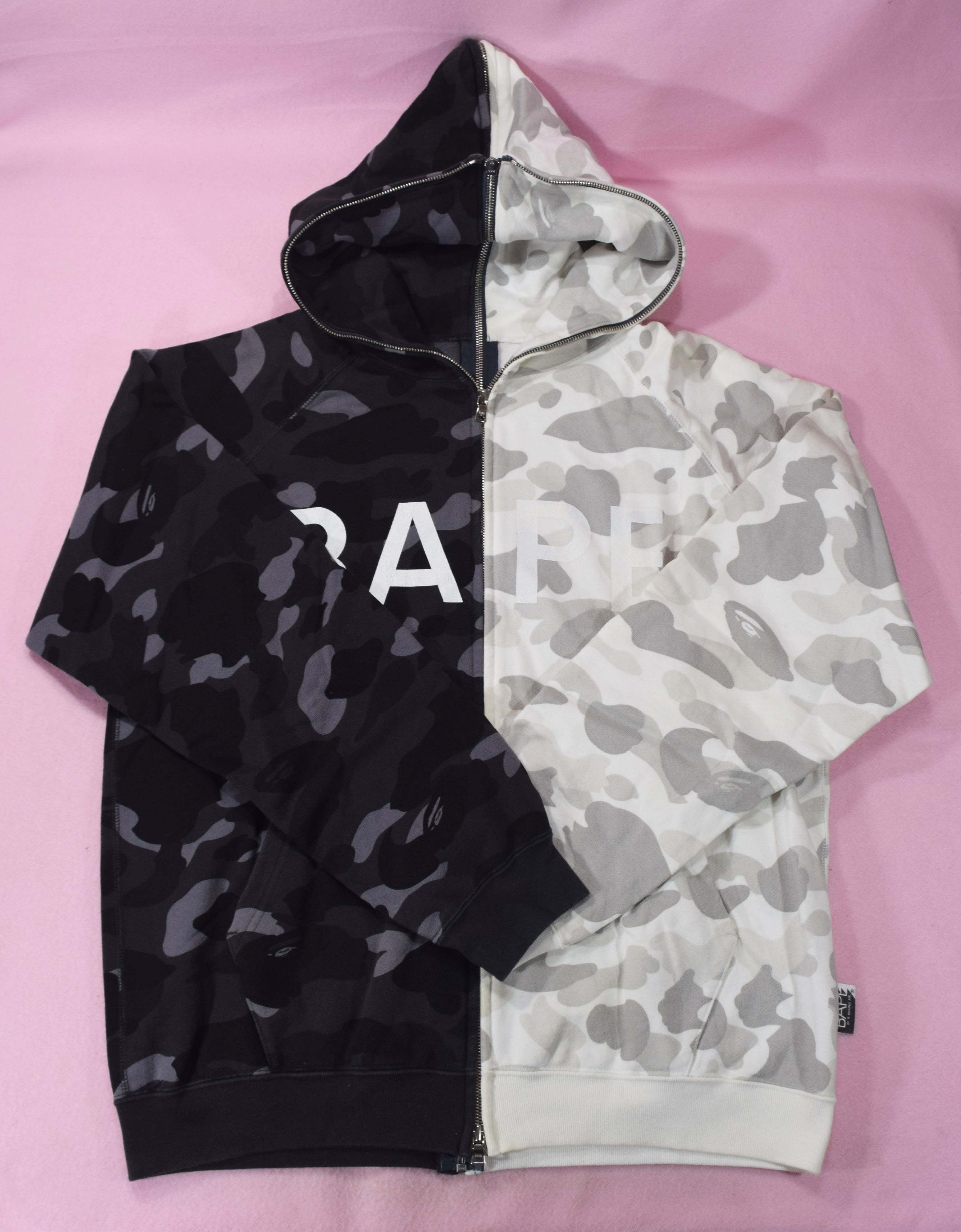 Bape Og Bape Full Zip Full Split Camo Black White Size Medium Size US M / EU 48-50 / 2 - 1 Thumbnail