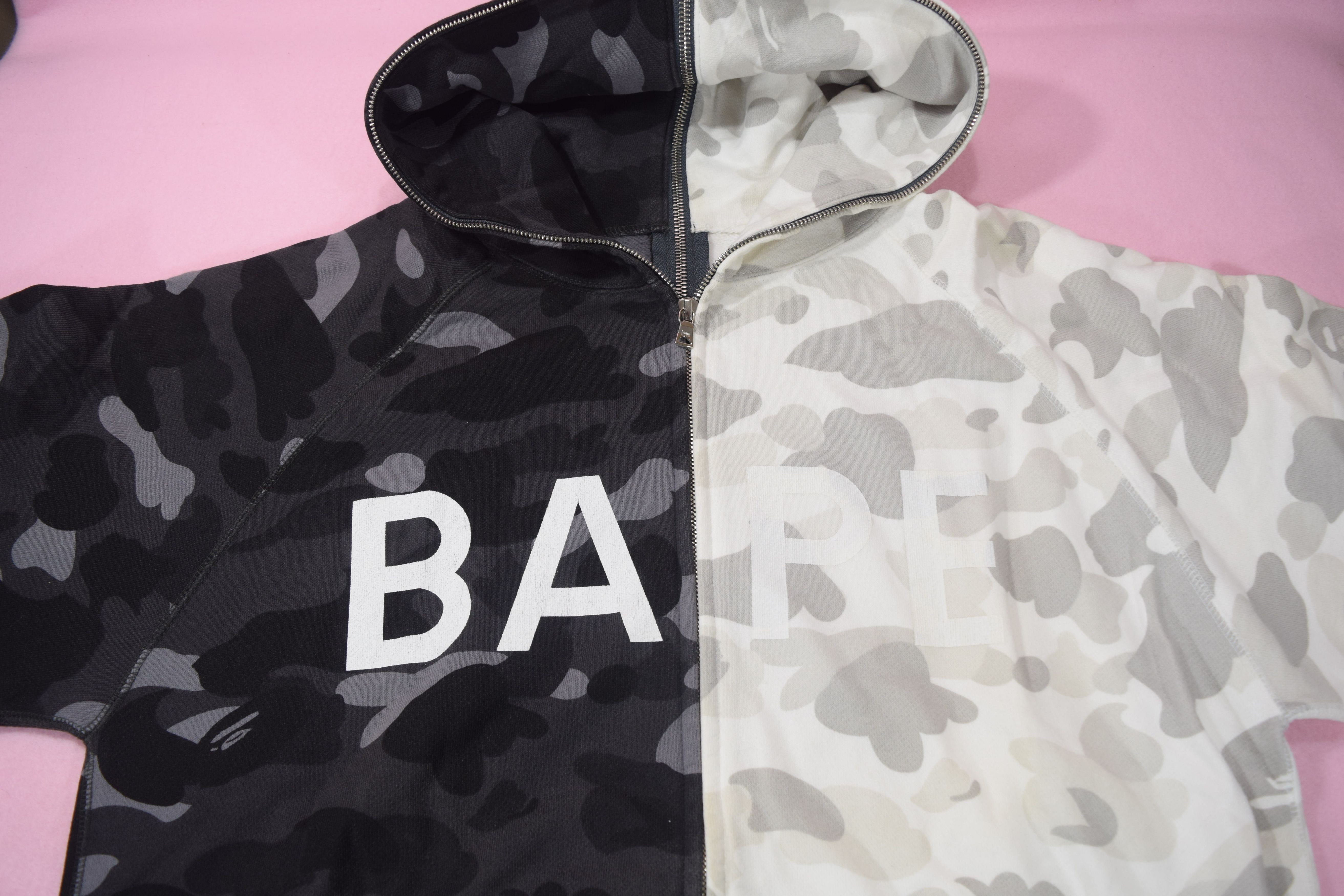 Bape Og Bape Full Zip Full Split Camo Black White Size Medium Size US M / EU 48-50 / 2 - 6 Thumbnail